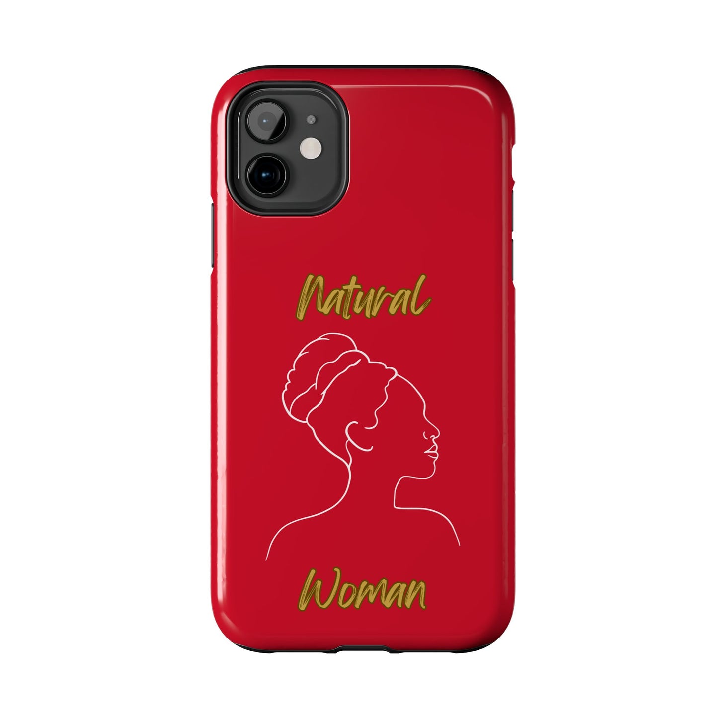 Natural Woman Mixed (WL)Tough Phone Cases DARK RED