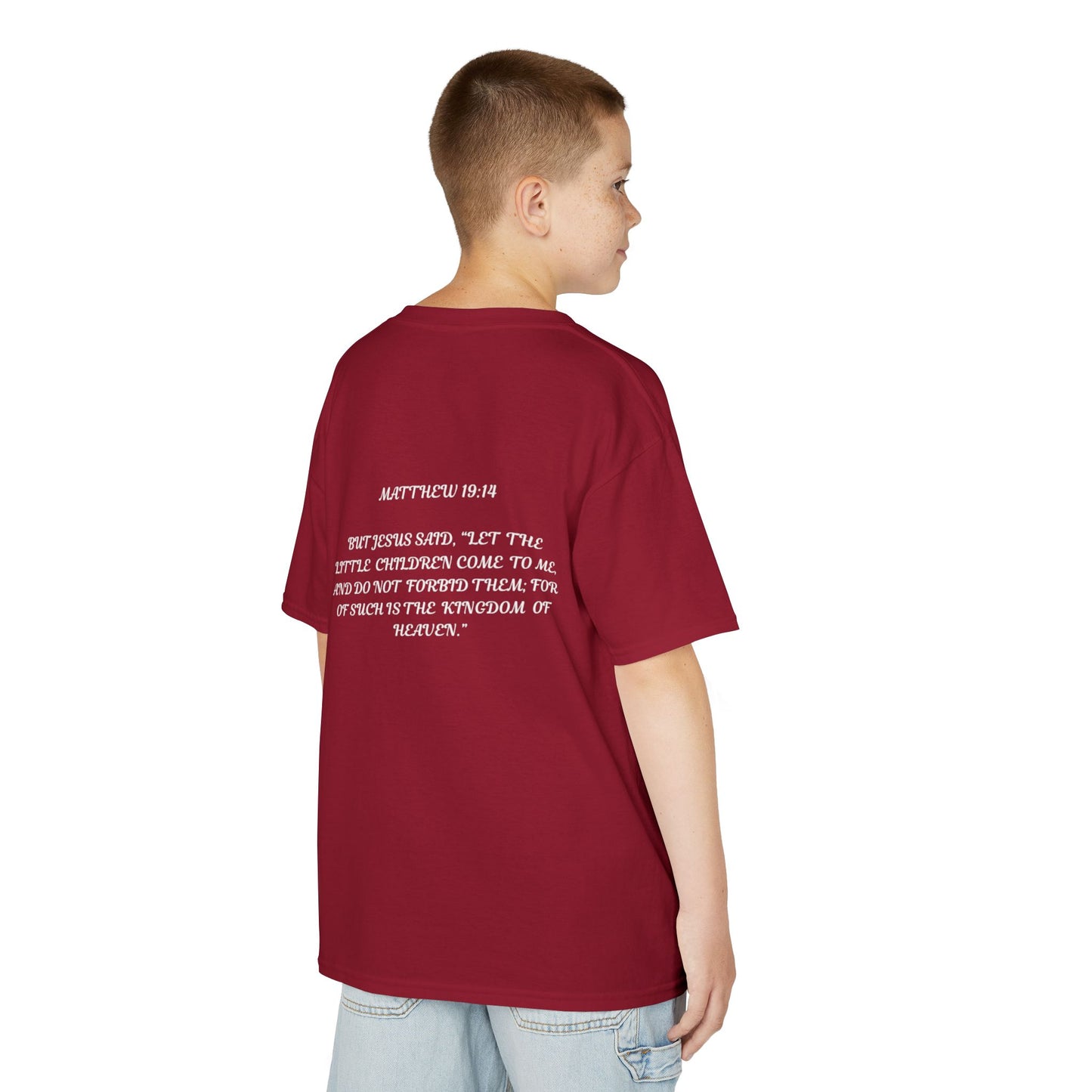 Children of the King Inspirational Kids Cotton T-Shirt (BL)