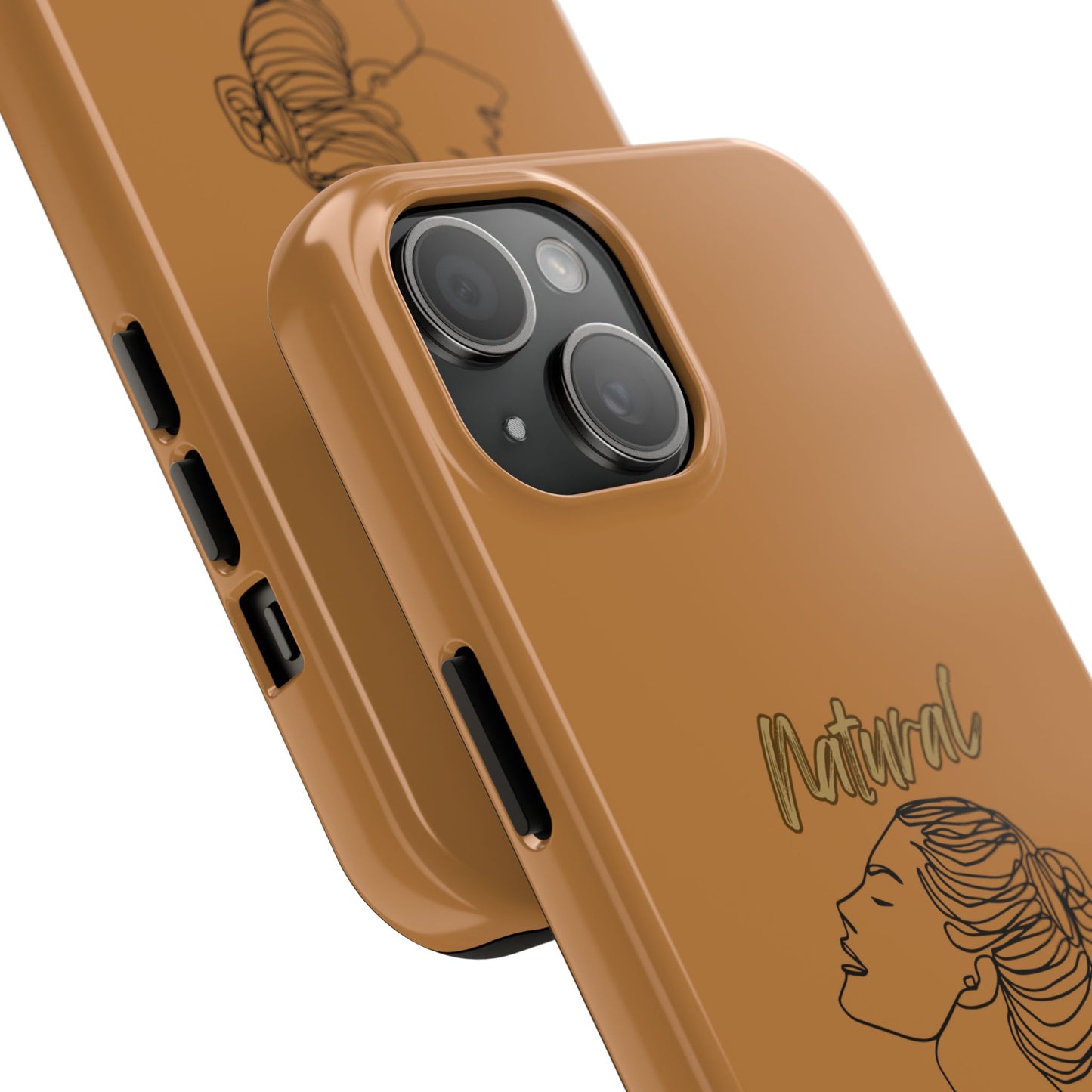 Natural Woman Wet Bun (BL) Tough Phone Cases LIGHT BROWN
