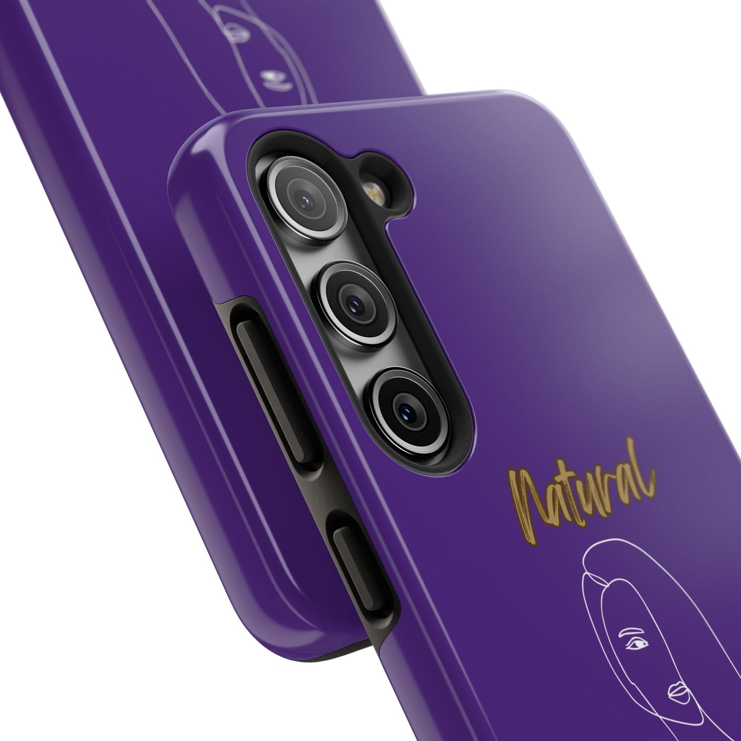 Natural Woman Covered Eye (WL)Tough Phone Cases PURPLE