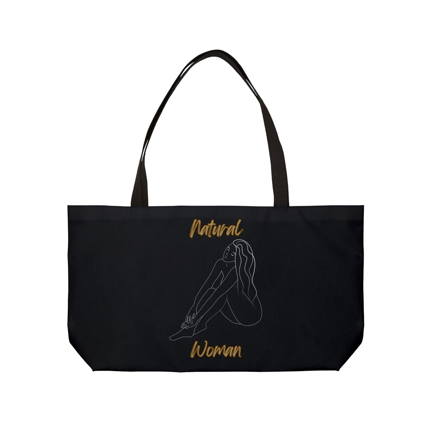 Natural Woman Beauty (WL) Weekender Tote Bag BLACK