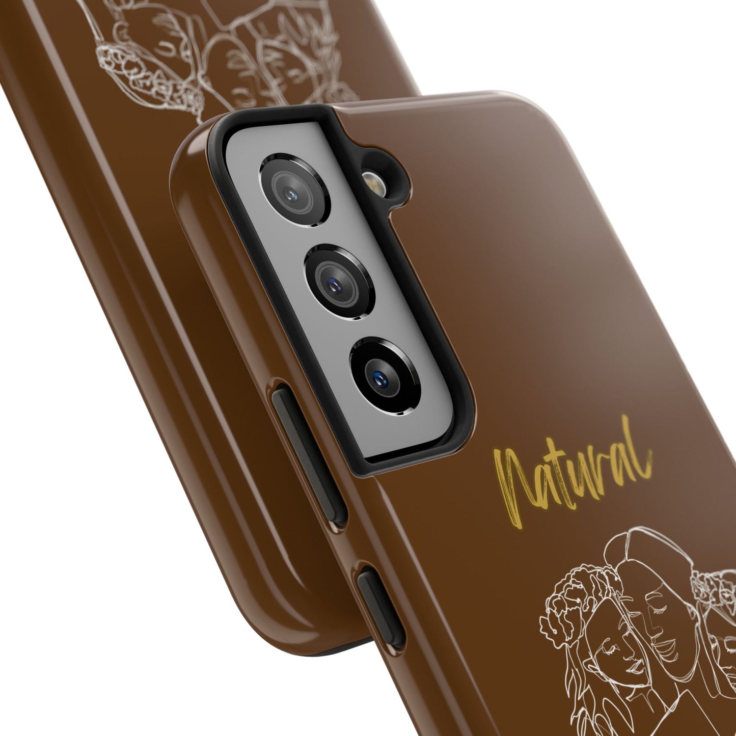 Natural Woman Me & My Girls (WL)Tough Phone Cases BROWN