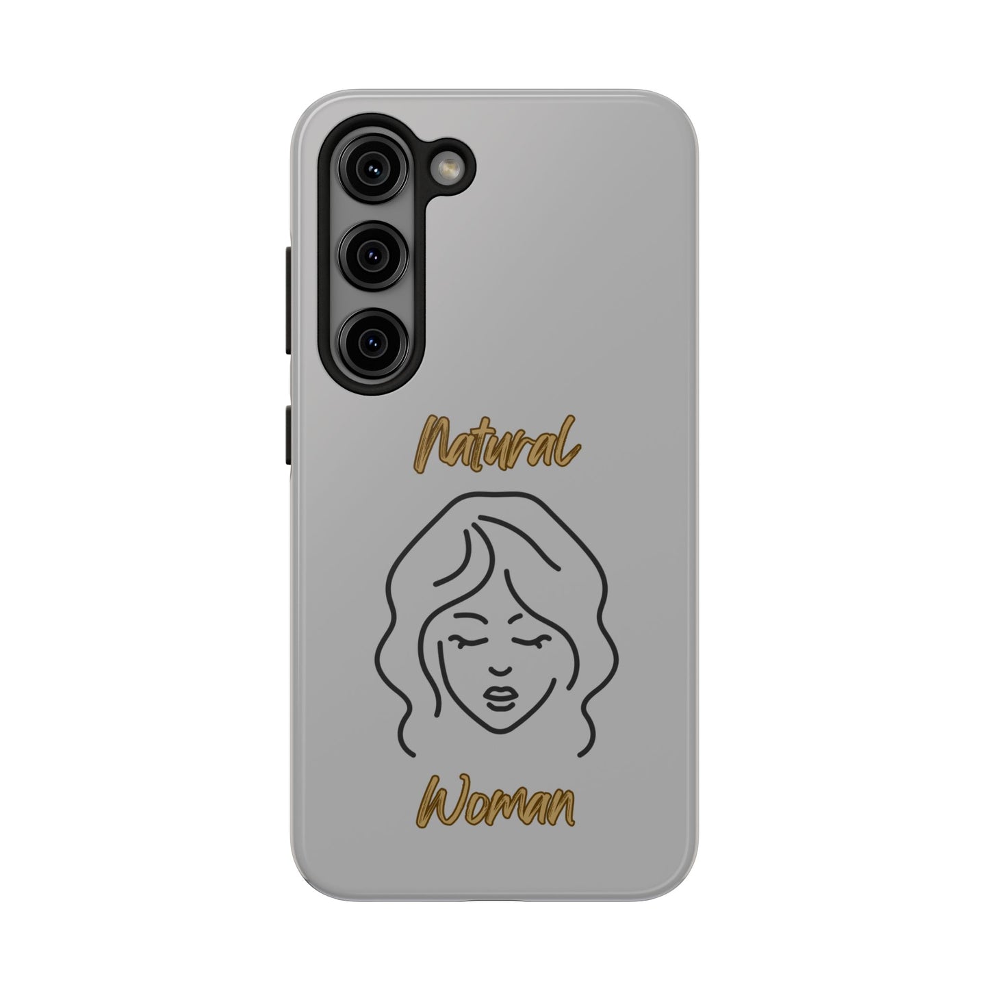 Natural Woman Modest (BL)Tough Phone Cases LIGHT GREY