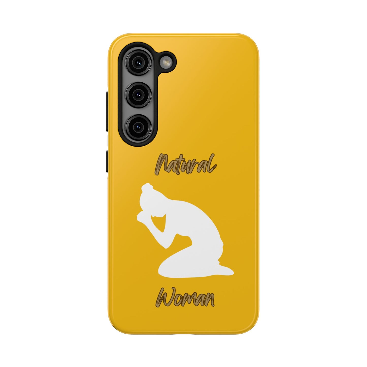 Natural Woman Pray (WL) Tough Phone Cases YELLOW