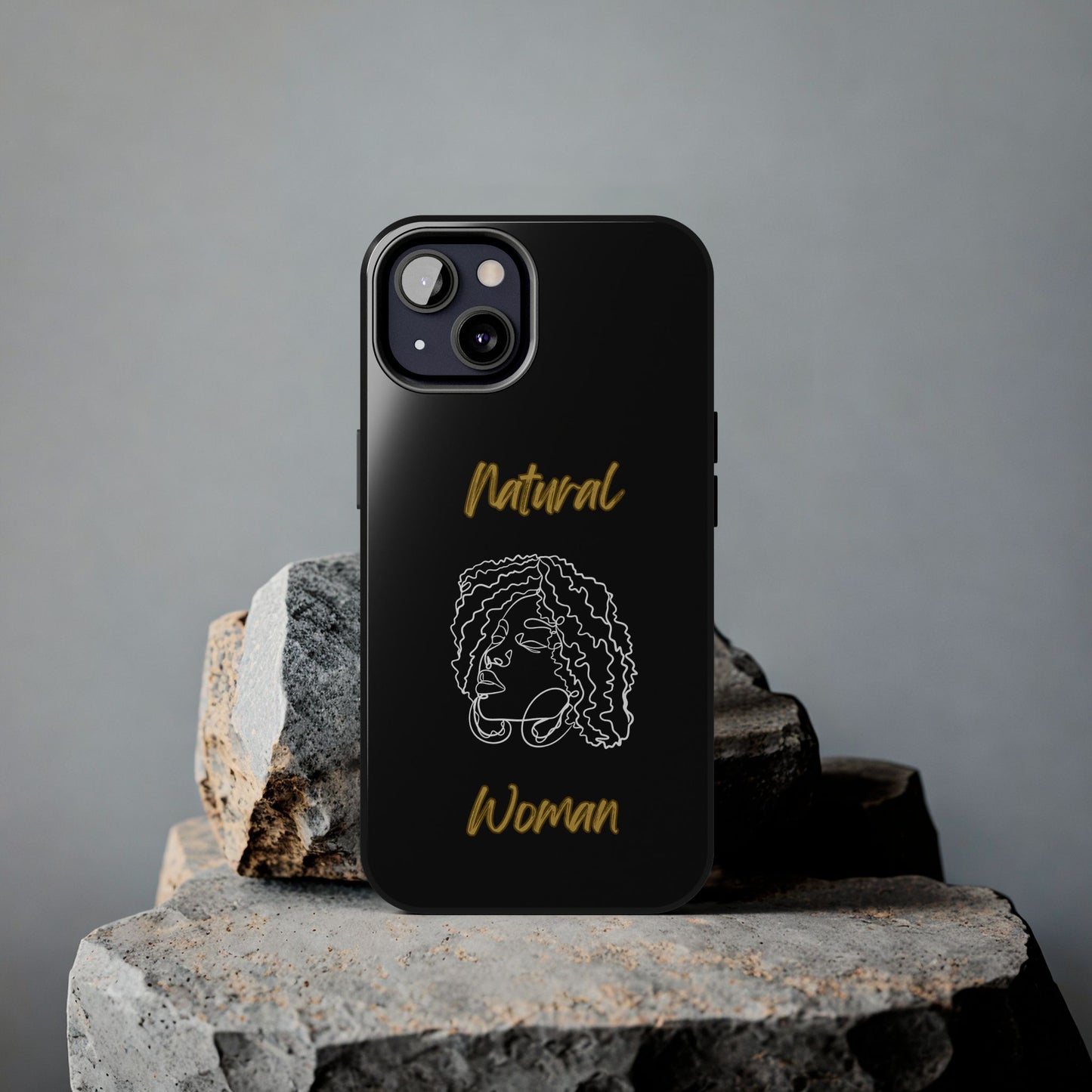 Natural Woman Naturally Me (WL)Tough Phone Cases BLACK