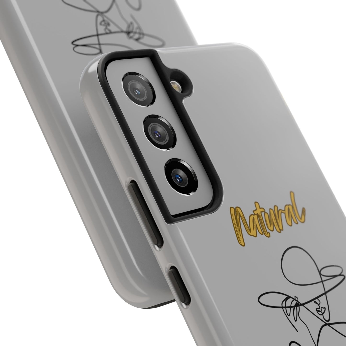 Natural Woman An Original (BL)Tough Phone Cases LIGHT GREY