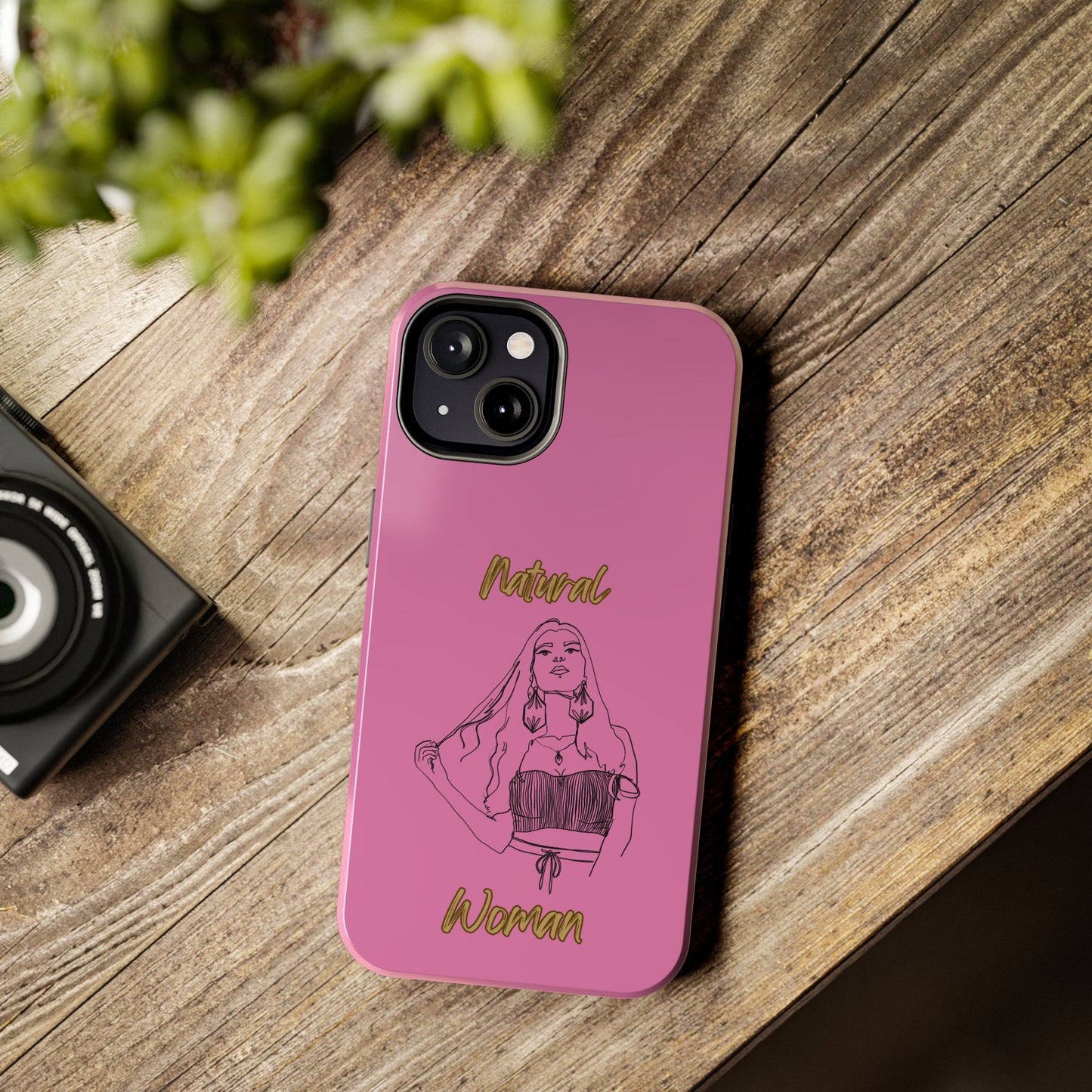 Natural Woman Thinking (BL)Tough Phone Cases LIGHT PINK