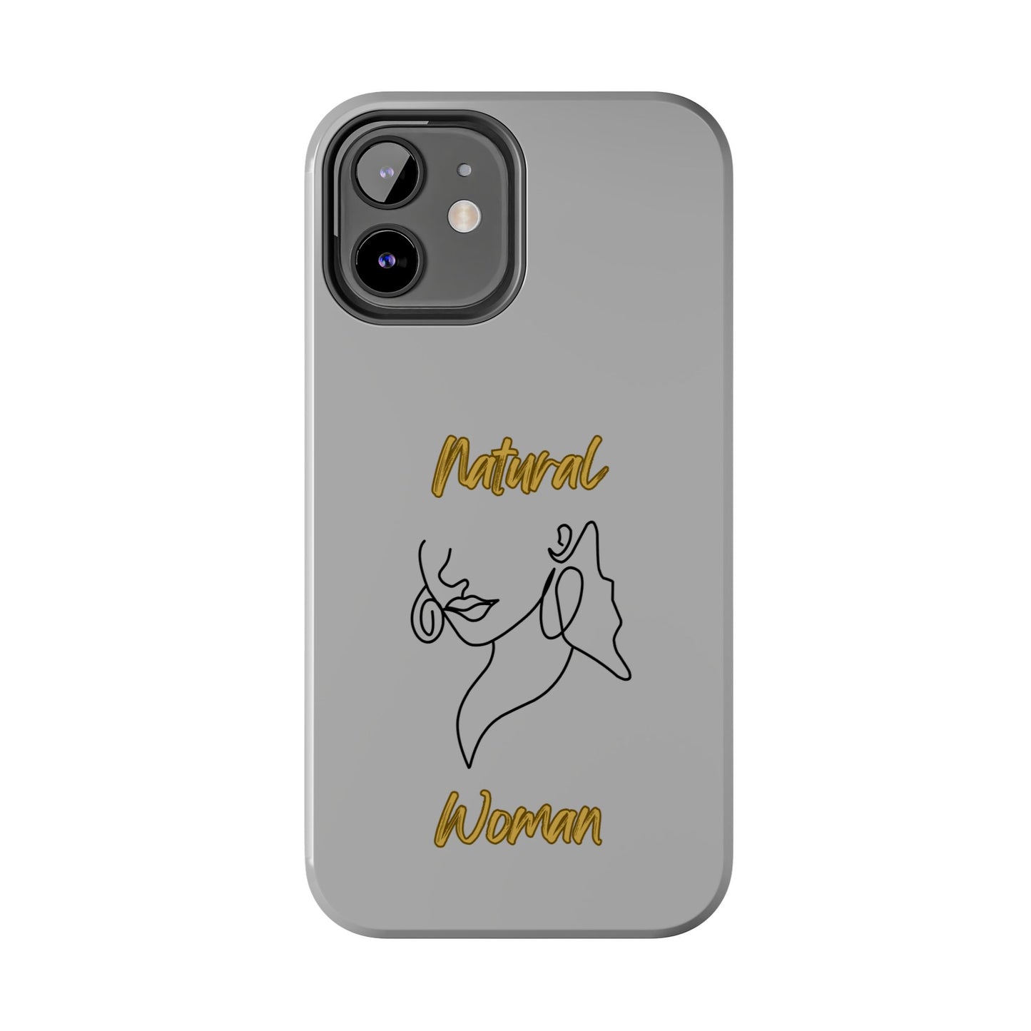 Natural Woman Lips (BL)Tough Phone Cases LIGHT GREY