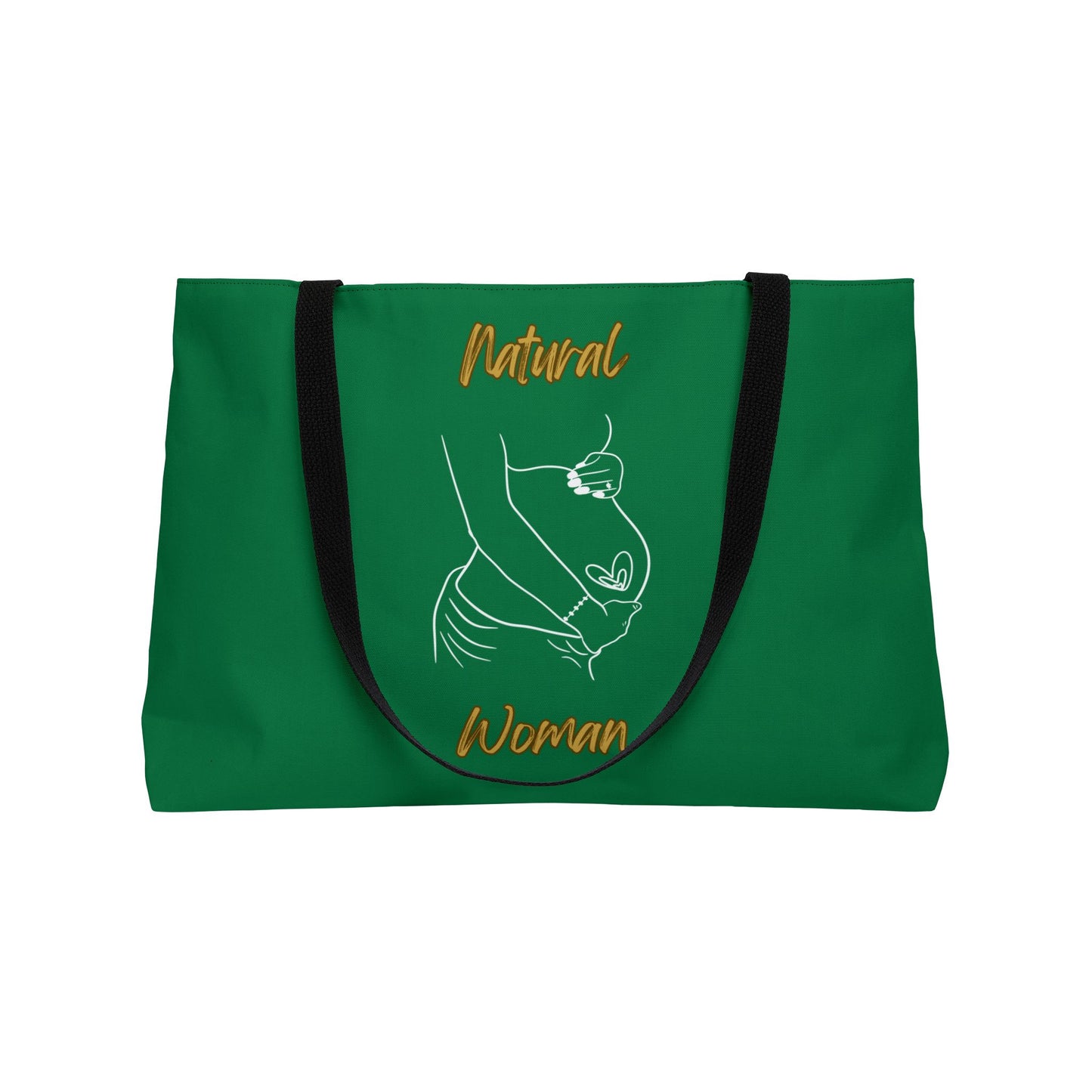Natural Woman Loved In & Out (WL) Weekender Tote Bag DARK GREEN