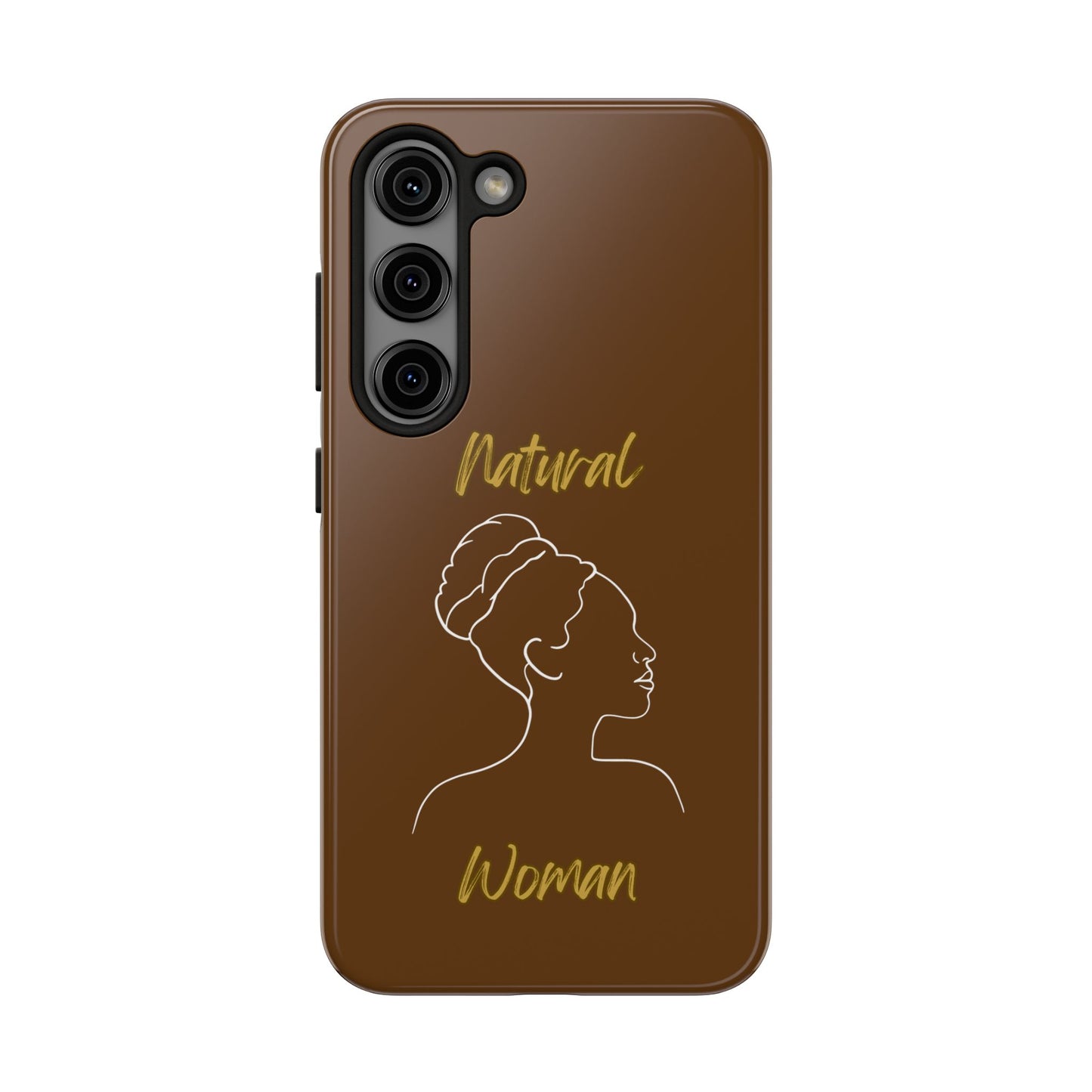 Natural Woman Mixed (WL)Tough Phone Cases BROWN
