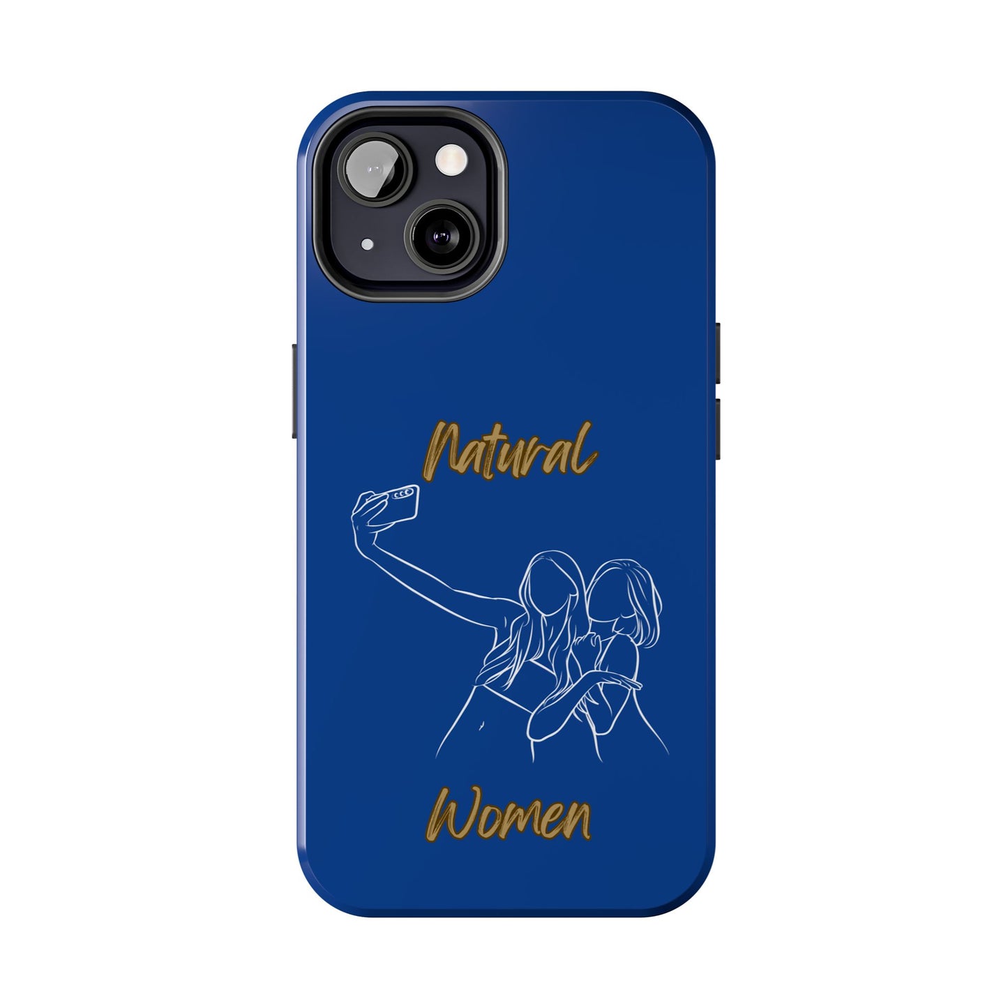 Natural Woman Friends Selfie (WL)Tough Phone Cases DARK BLUE