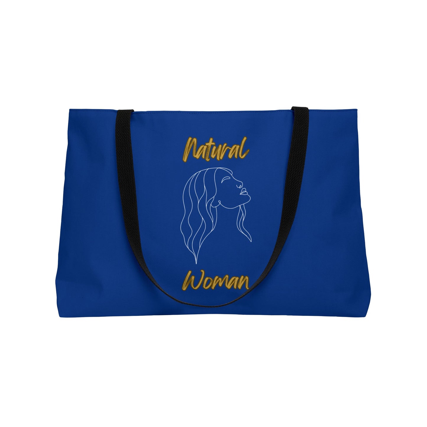 Natural Woman Breeze On Face (WL) Weekender Tote Bag DARK BLUE