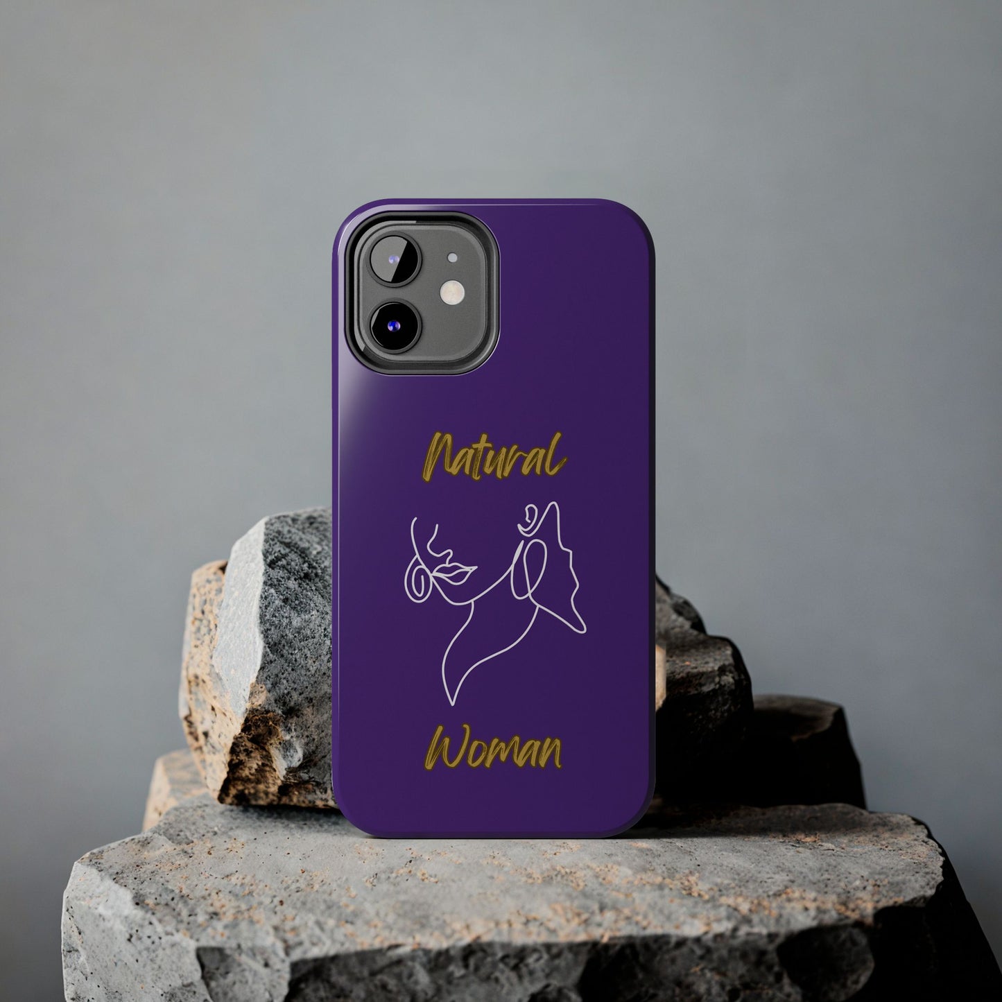 Natural Woman Lips (WL)Tough Phone Cases PURPLE