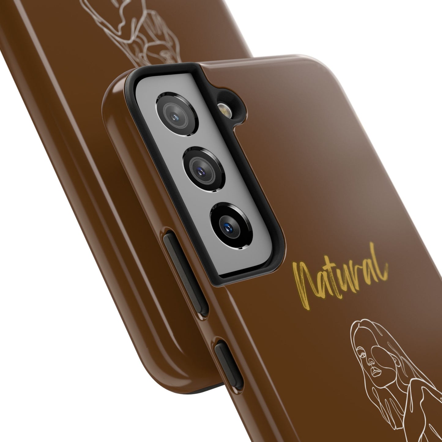 Natural Woman Care Free (WL)Tough Phone Cases BROWN