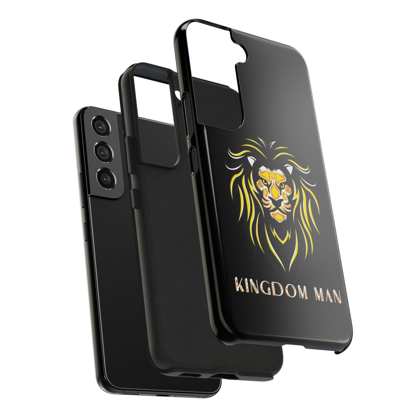 Kingdom Man (White-Gold Label) Tough Phone Case BLACK