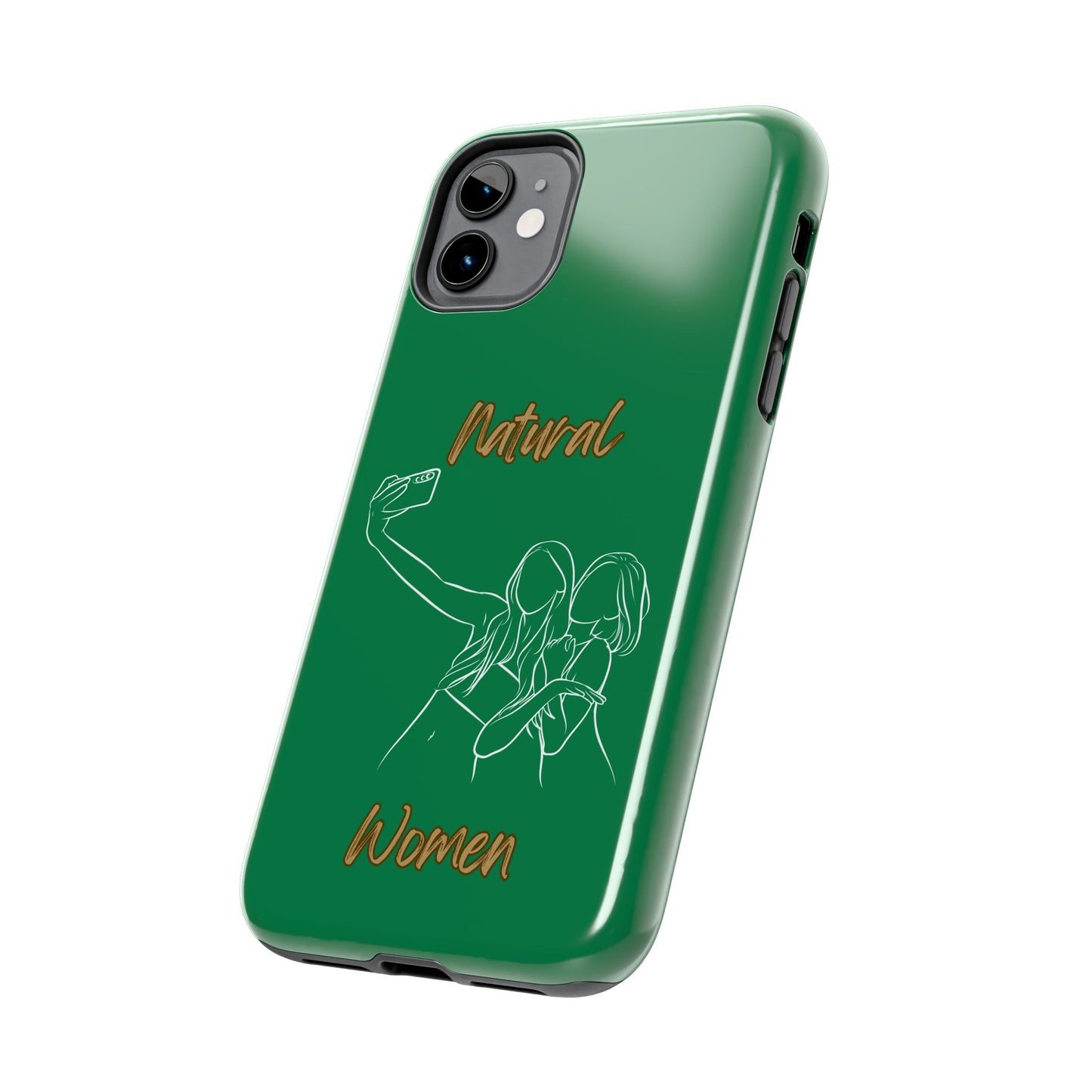 Natural Woman Friends Selfie (WL)Tough Phone Cases DARK GREEN