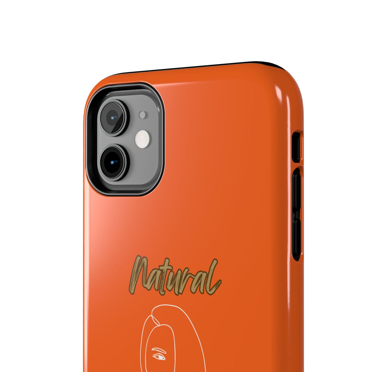 Natural Woman Covered Eye (WL)Tough Phone Cases ORANGE