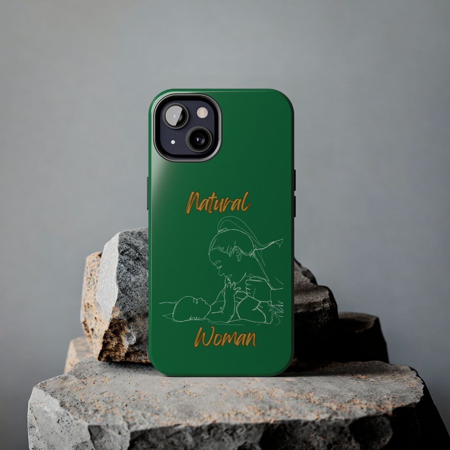 Natural Woman New Life (WL)Tough Phone Cases DARK GREEN