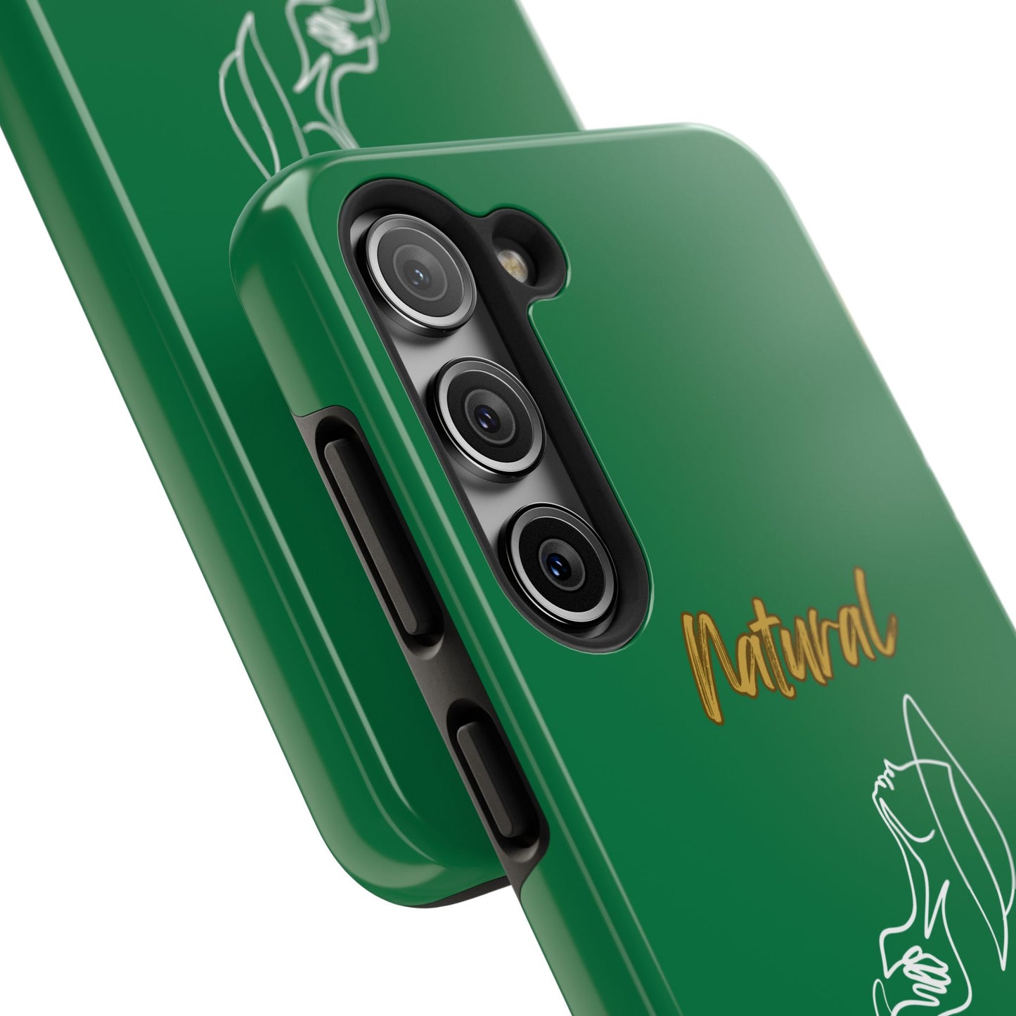 Natural Woman Free (WL)Tough Phone Cases DARK GREEN