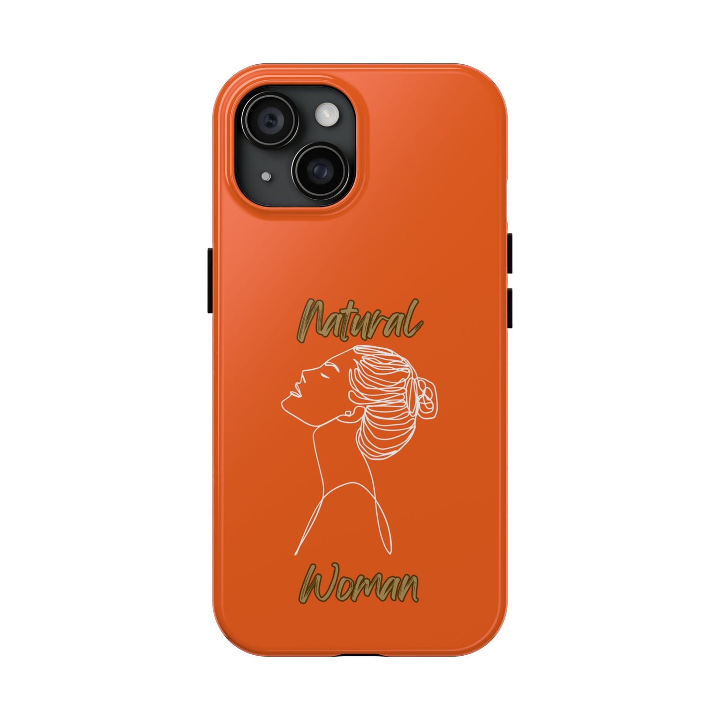 Natural Woman Wet Bun (WL) Tough Phone Cases ORANGE