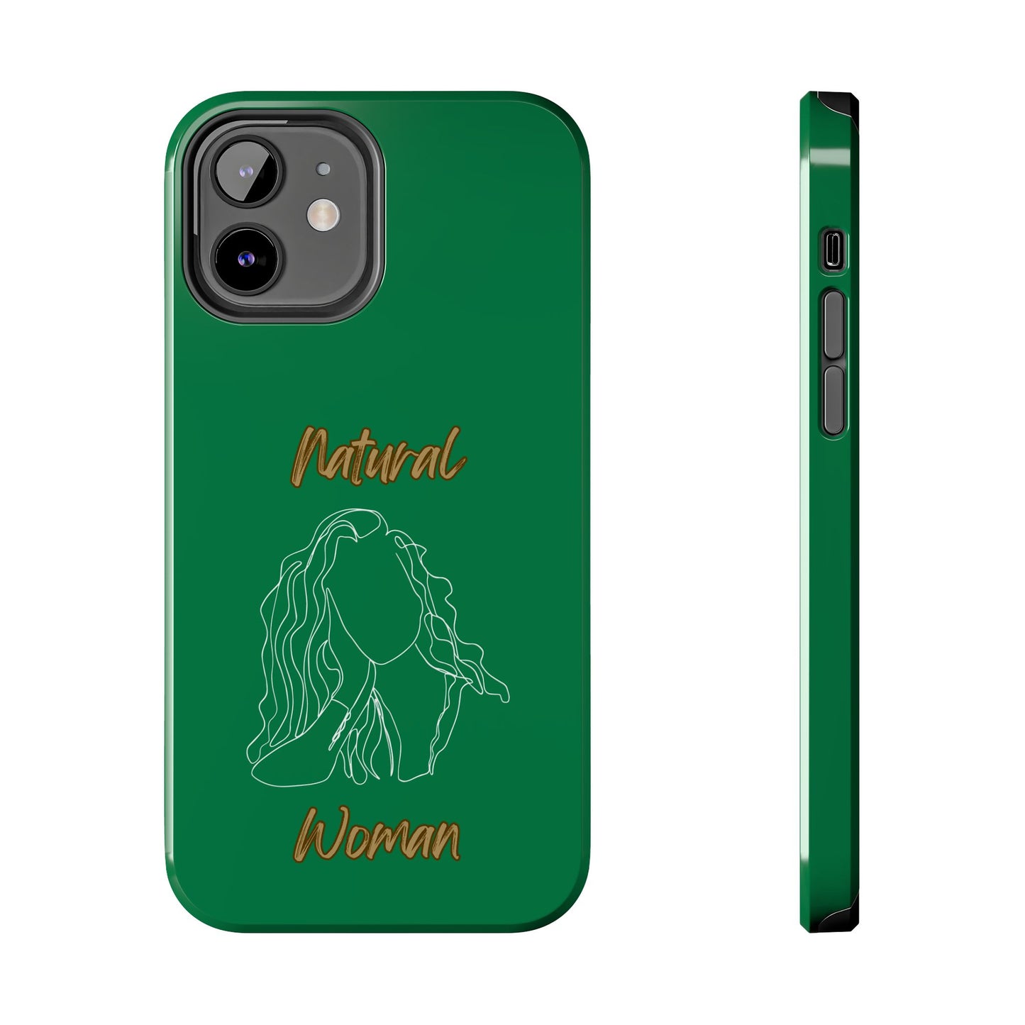 Natural Woman Relaxed (WL) Tough Phone Cases DARK GREEN