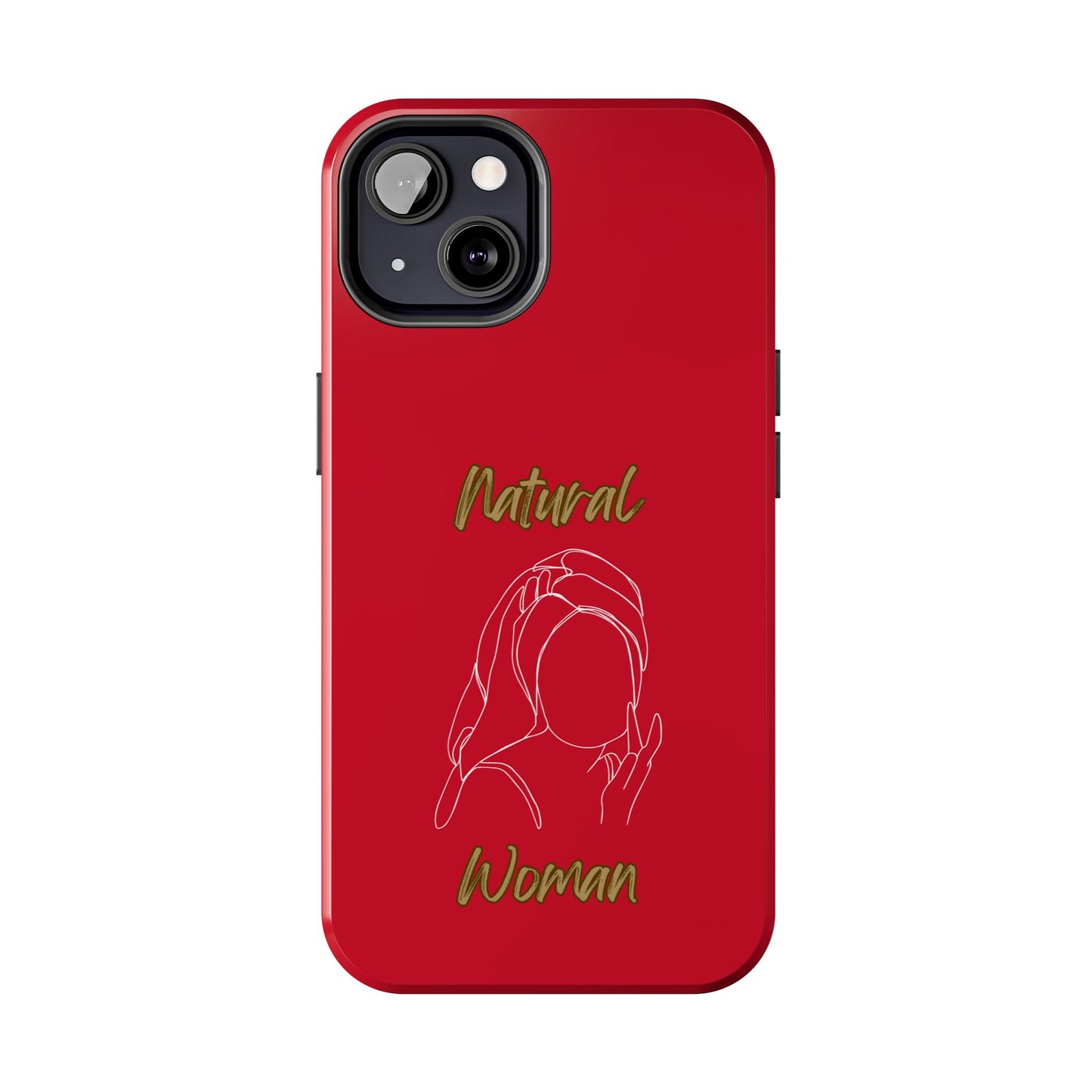 Natural Woman Towel Wrapped (WL)Tough Phone Cases DARK RED