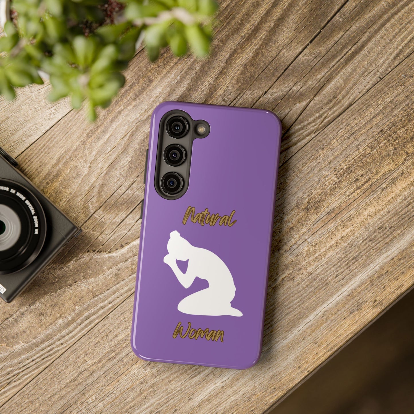 Natural Woman Pray (WL) Tough Phone Cases LIGHT PURPLE