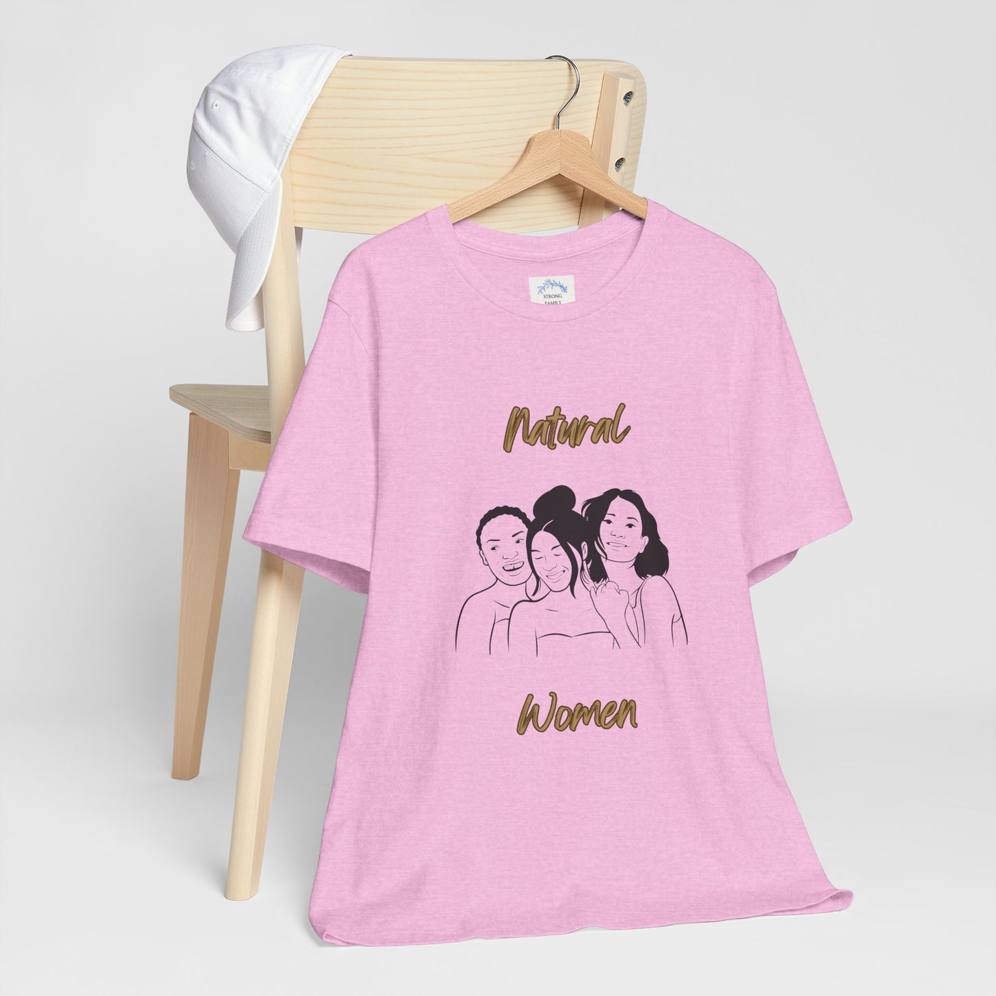 Natural Woman Laughing Friends (BL) Short Sleeve T-Shirt