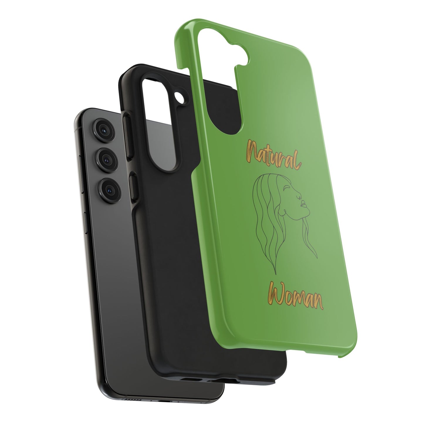 Natural Woman Breeze On Face (BL)Tough Phone Cases GREEN