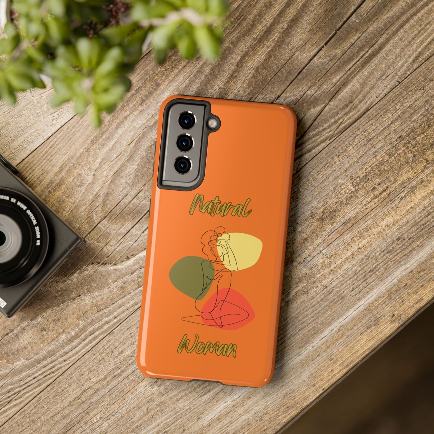 Natural Woman Colorful Pose (BL)Tough Phone Cases CRUSTA