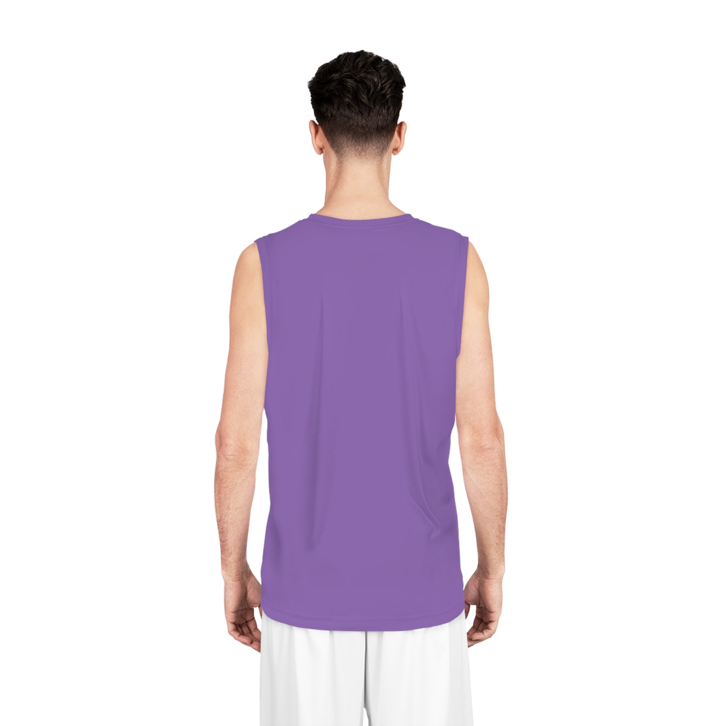 Kingdom Man (Gold) Basketball Jersey LIGHT PURPLE