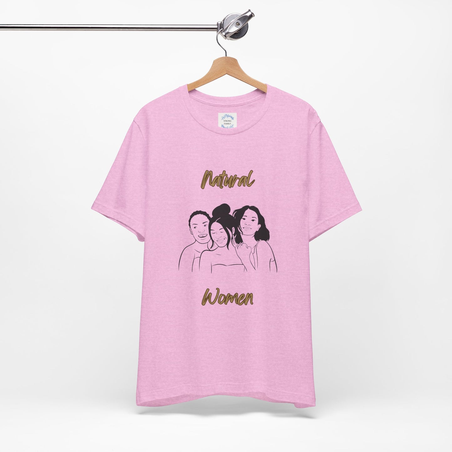 Natural Woman Laughing Friends (BL) Short Sleeve T-Shirt