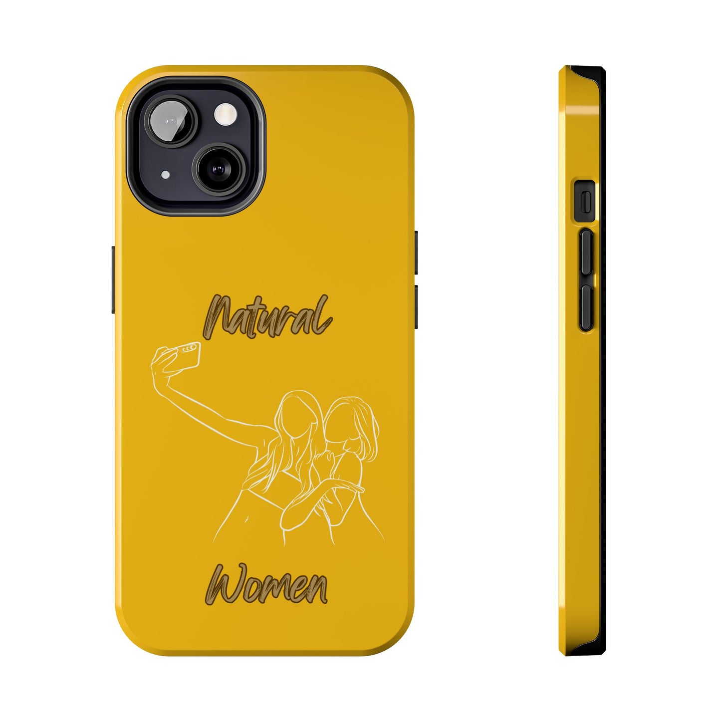 Natural Woman Friends Selfie (WL)Tough Phone Cases YELLOW