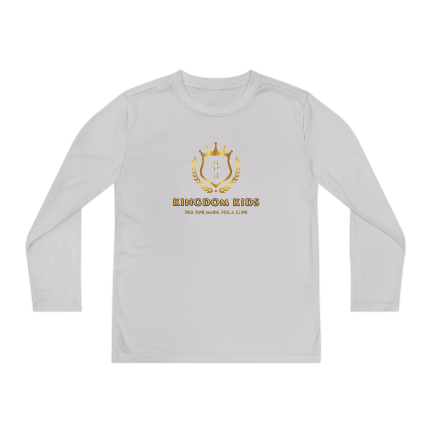 Kingdom Kids Youth Long Sleeve Tee - Crown Design