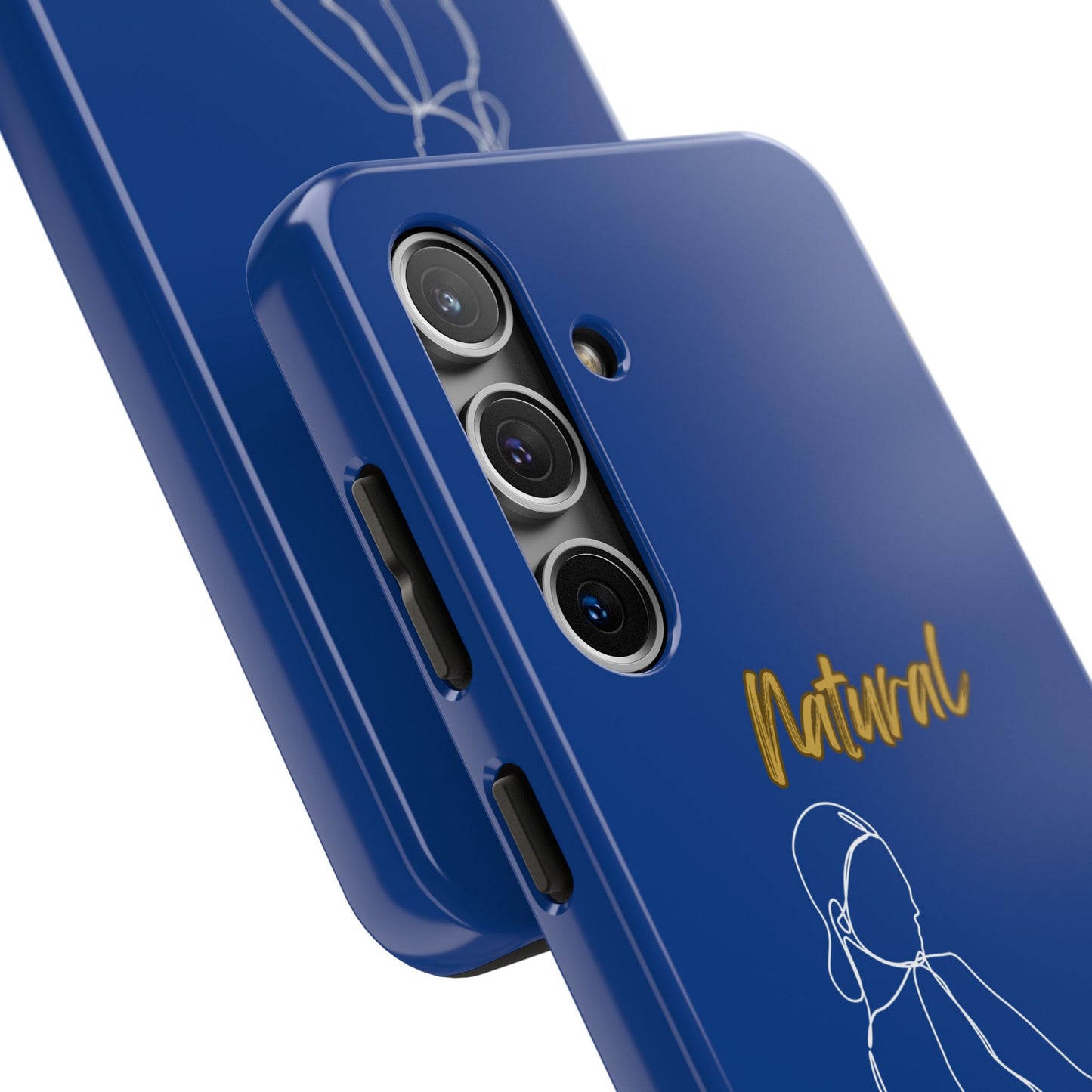 Natural Woman Hands Free (WL)Tough Phone Cases DARK BLUE