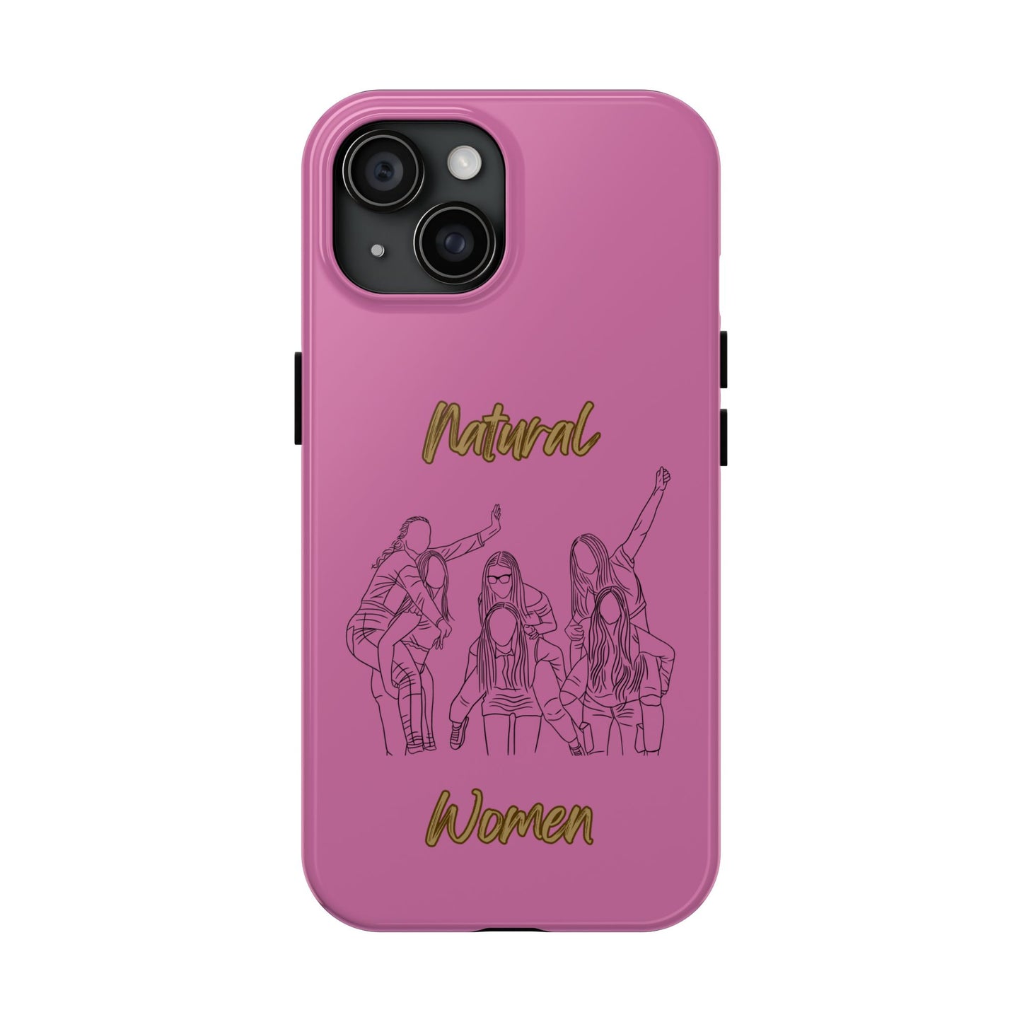 Natural Woman Piggy Back (BL)Tough Phone Cases LIGHT PINK