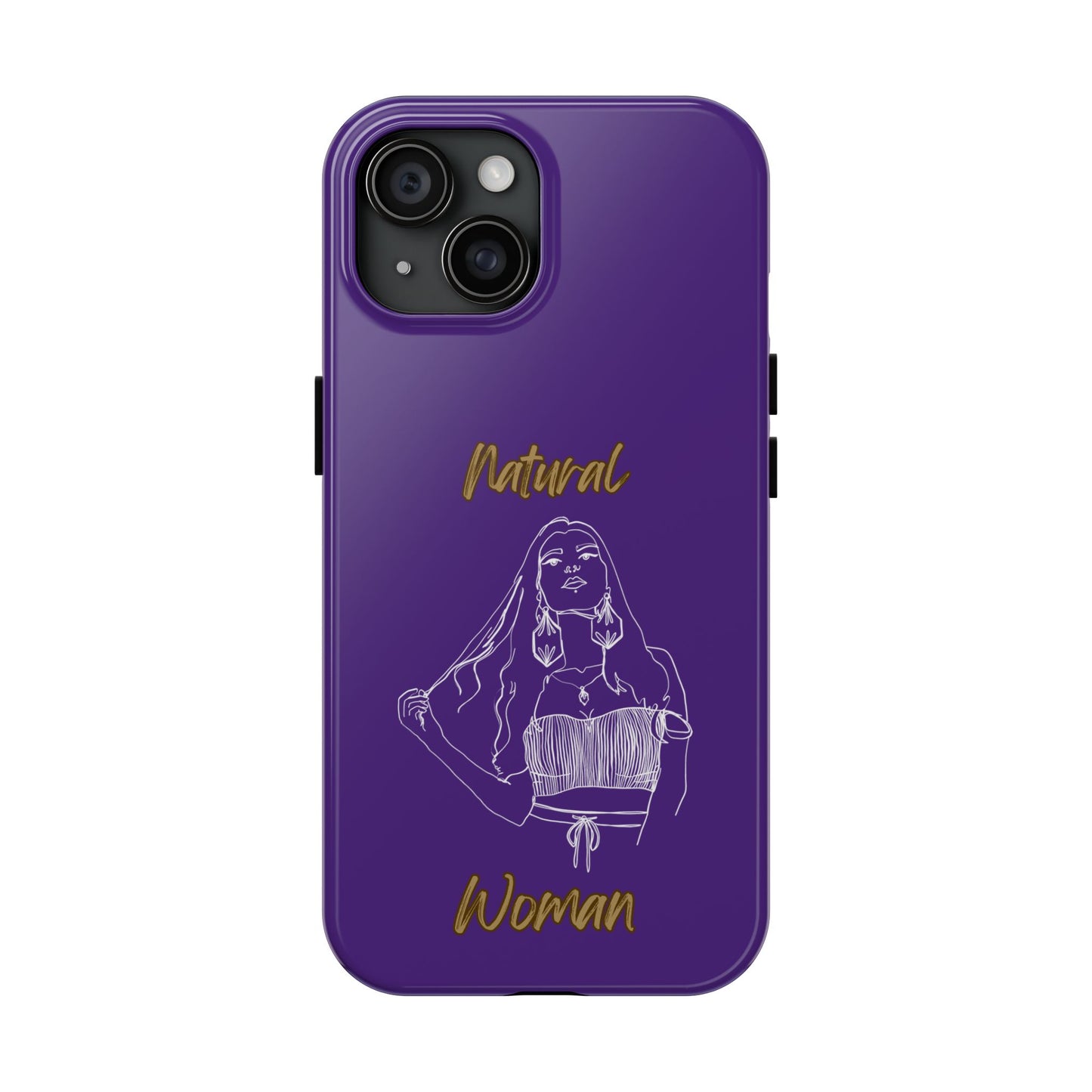 Natural Woman Thinking (WL)Tough Phone Cases PURPLE
