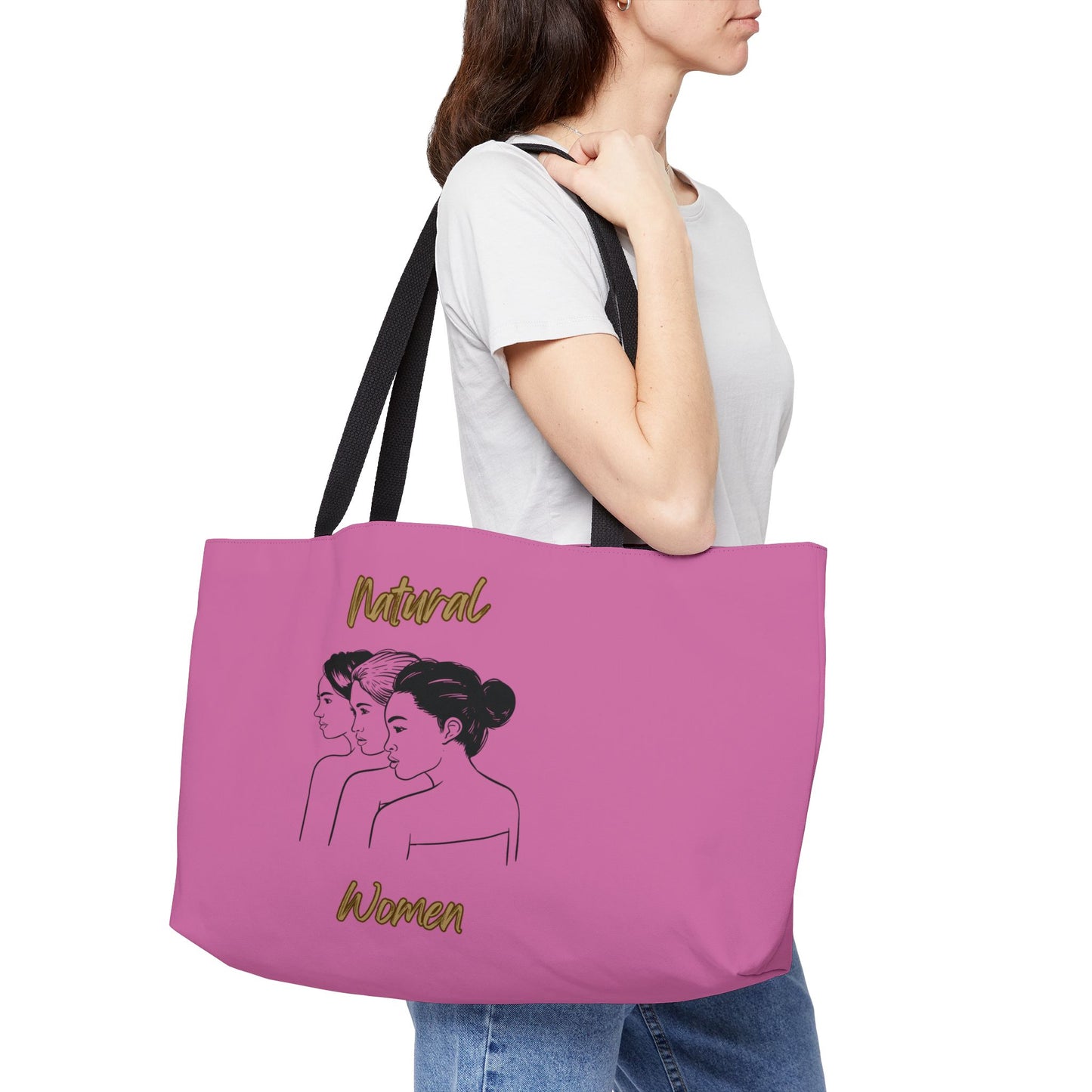 Natural Women United Friends (BL) Weekender Tote Bag LIGHT PINK