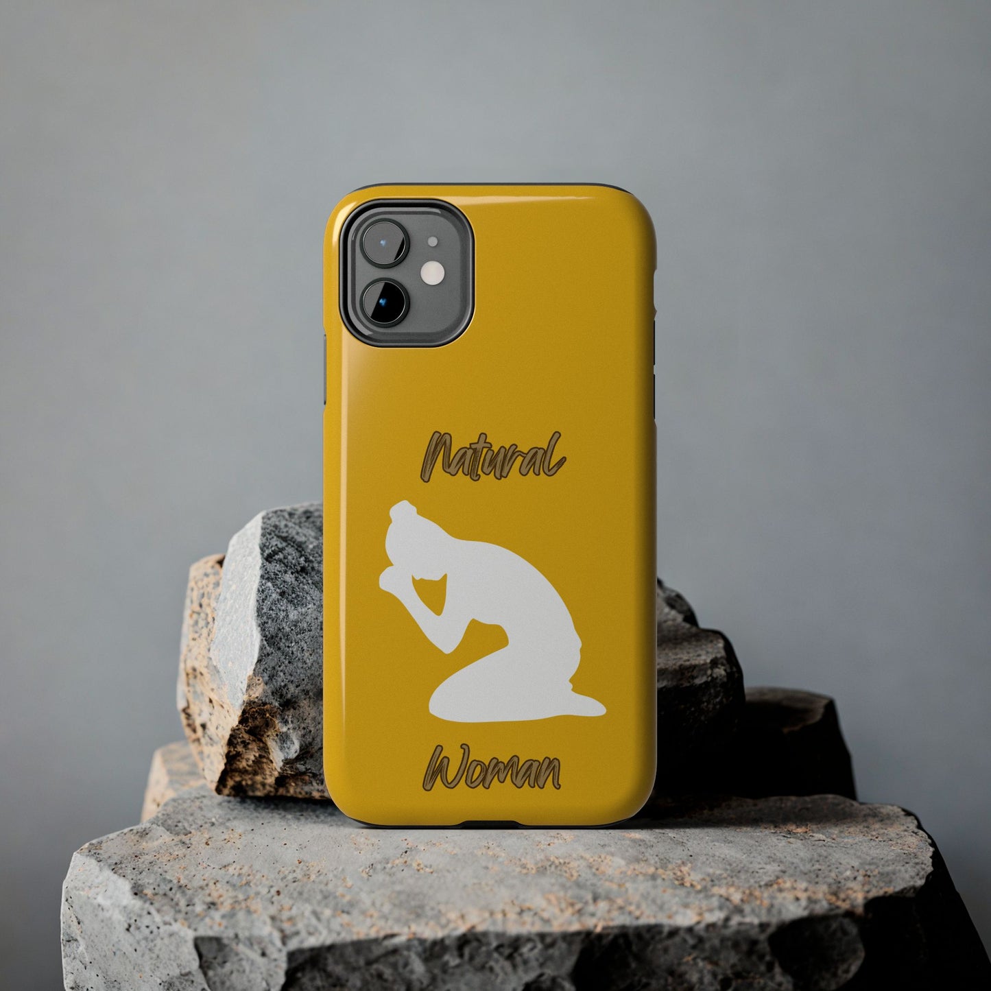 Natural Woman Pray (WL) Tough Phone Cases YELLOW