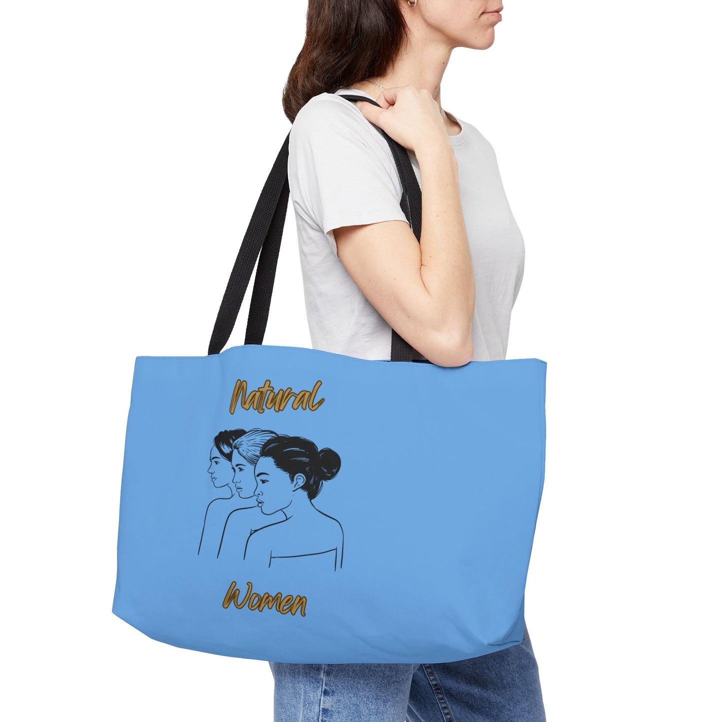 Natural Women United Friends (BL) Weekender Tote Bag LIGHT BLUE