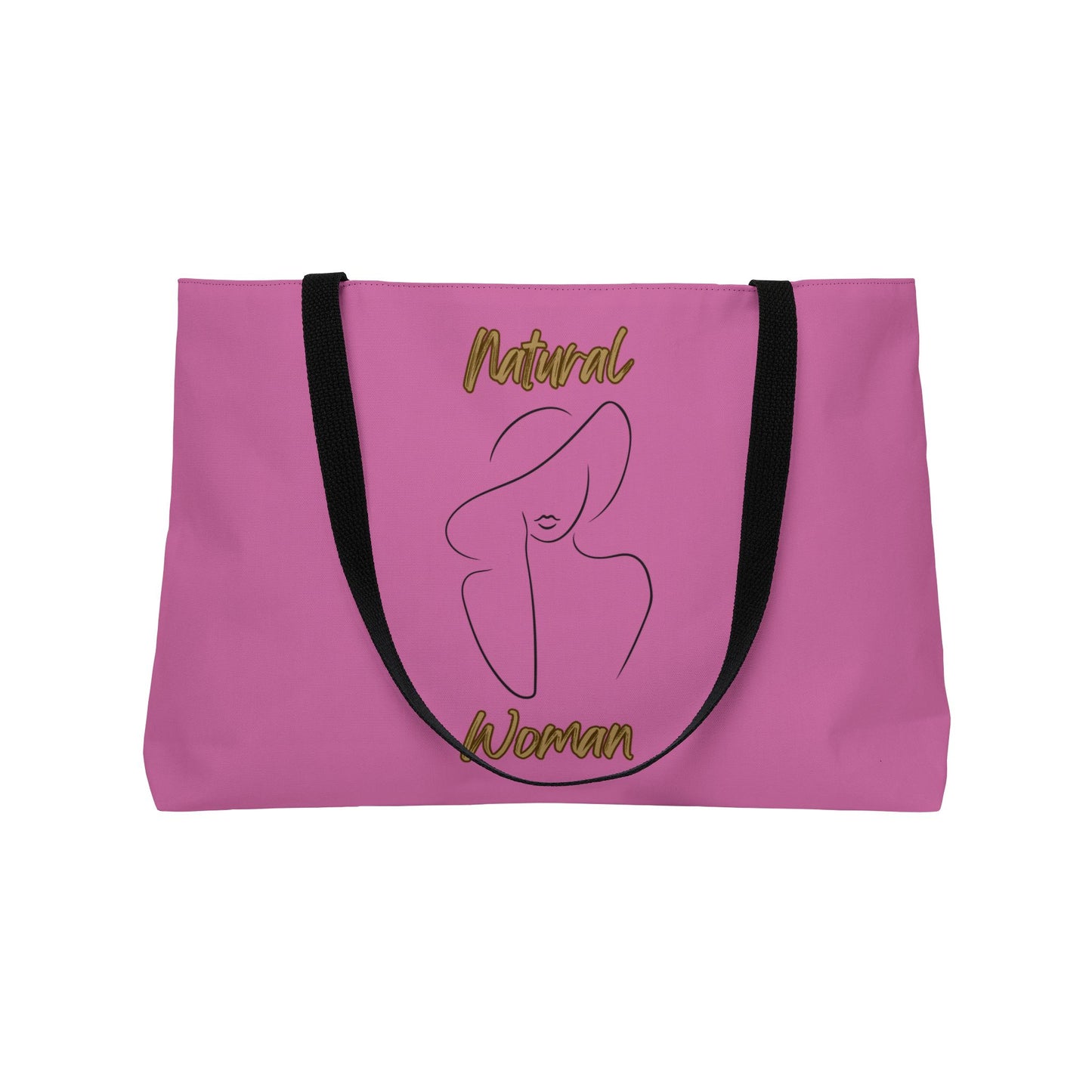 Natural Woman Sun Hat (BL) Weekender Tote Bag LIGHT PINK