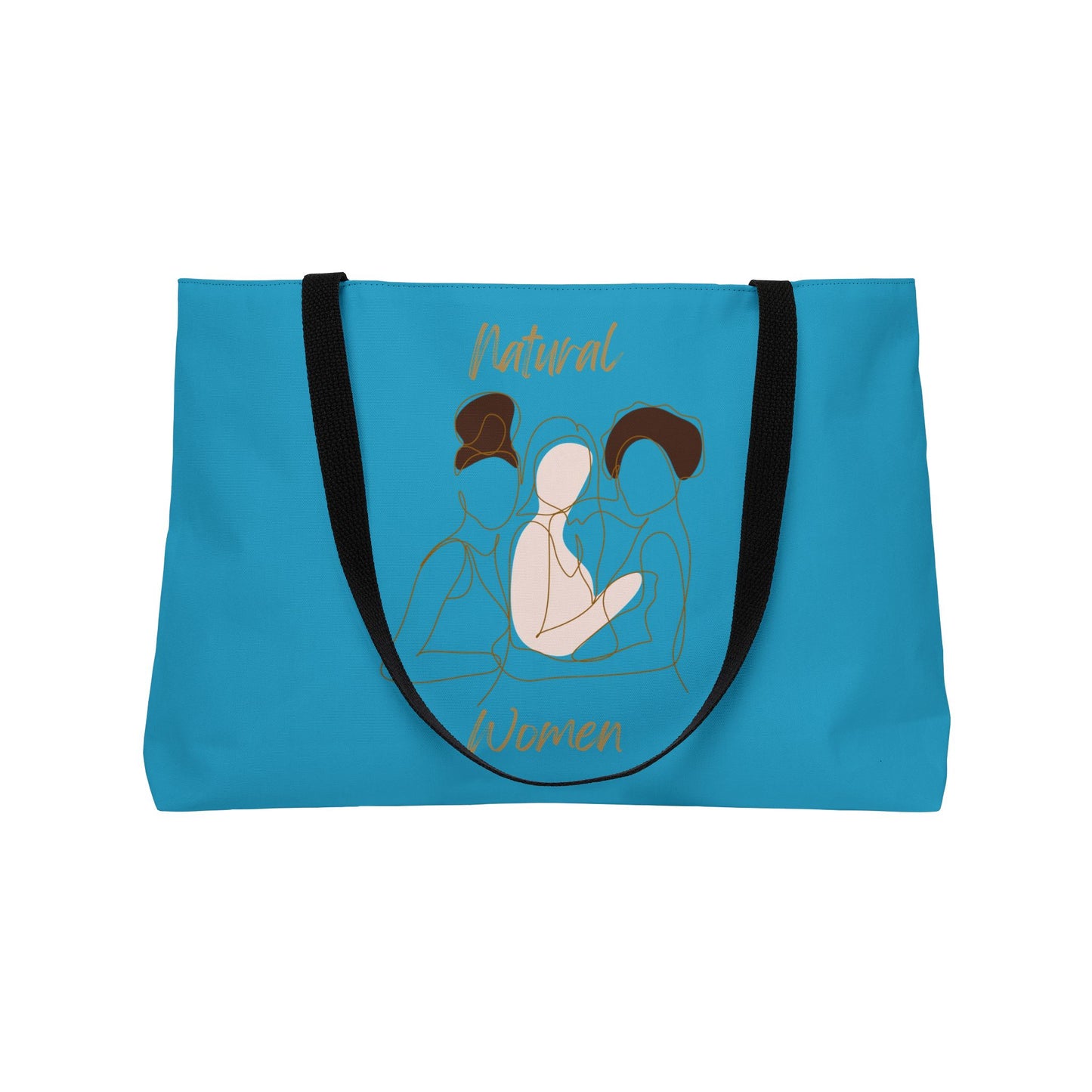 Natural Women Friends (BL) Weekender Tote Bag TURQUOISE