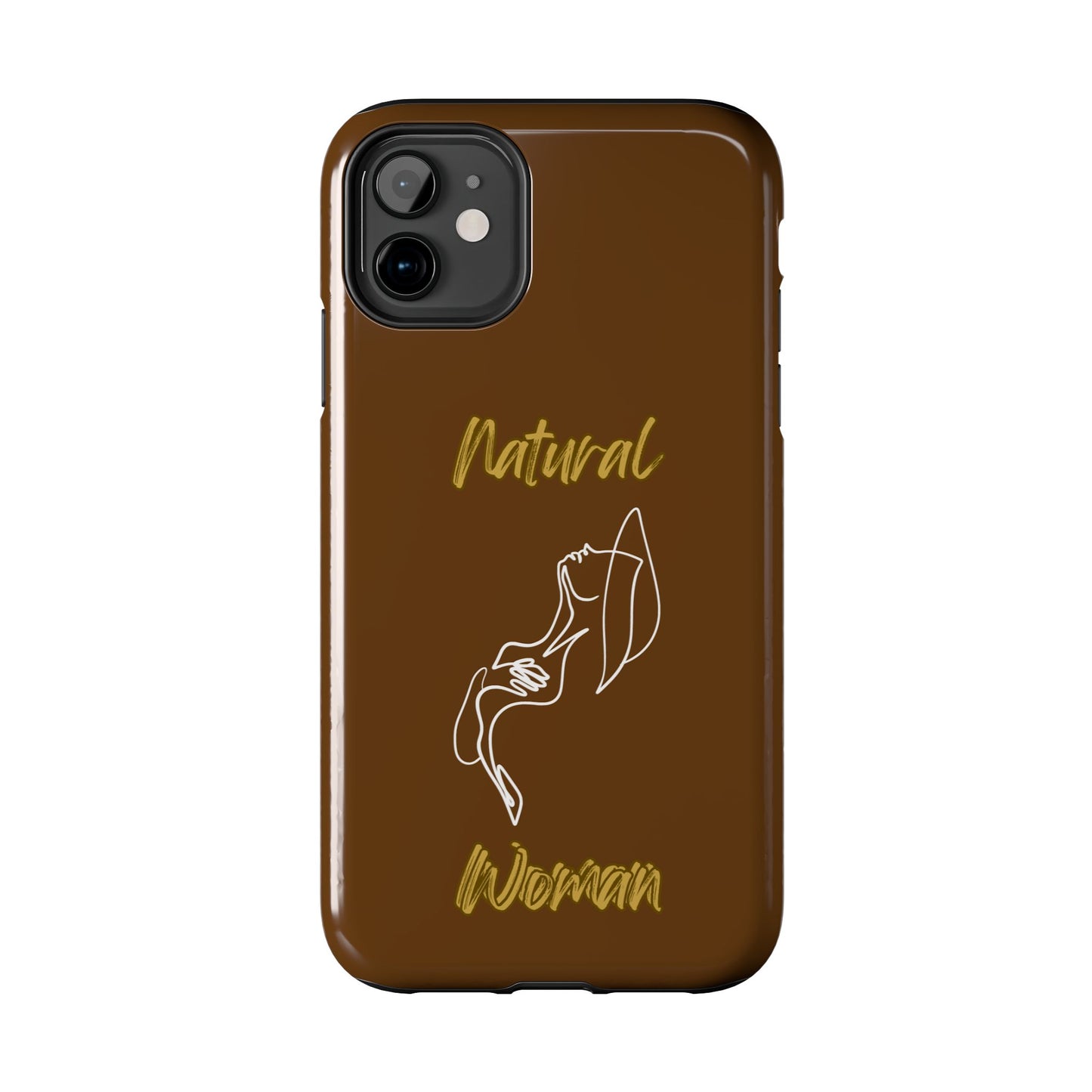 Natural Woman Free (WL)Tough Phone Cases BROWN
