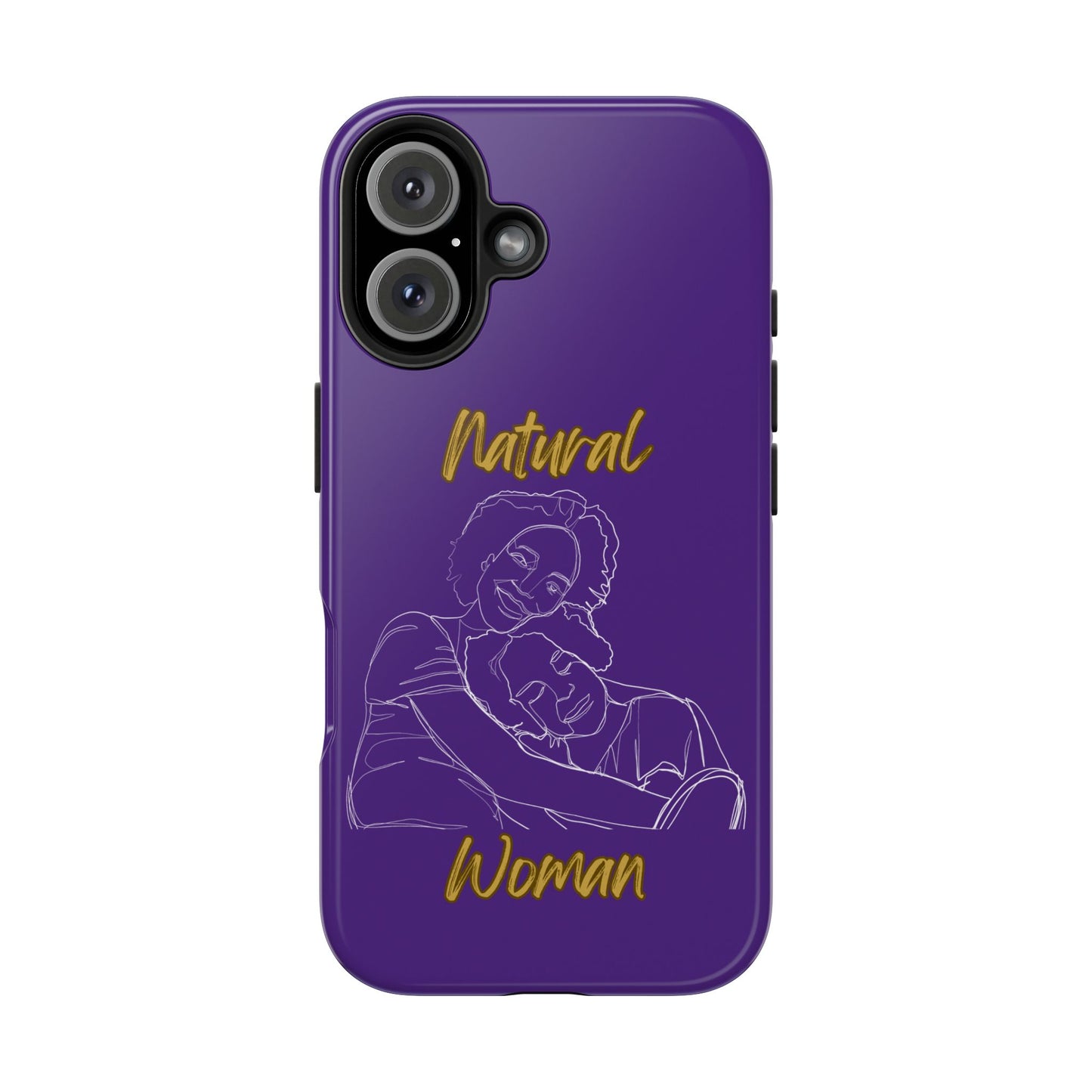 Natural Woman Loving Embrace (WL)Tough Phone Cases PURPLE