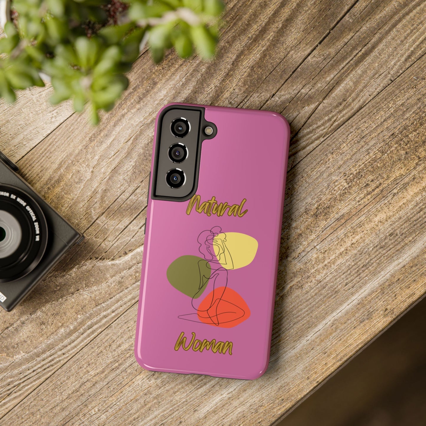 Natural Woman Colorful Pose (BL)Tough Phone Cases LIGHT PINK