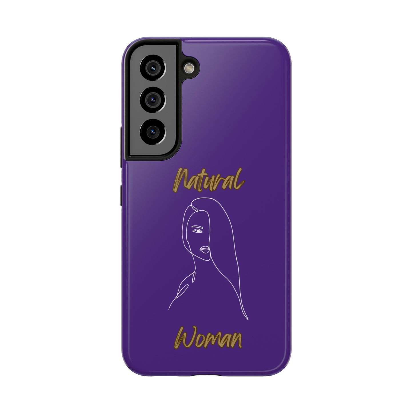 Natural Woman Covered Eye (WL)Tough Phone Cases PURPLE
