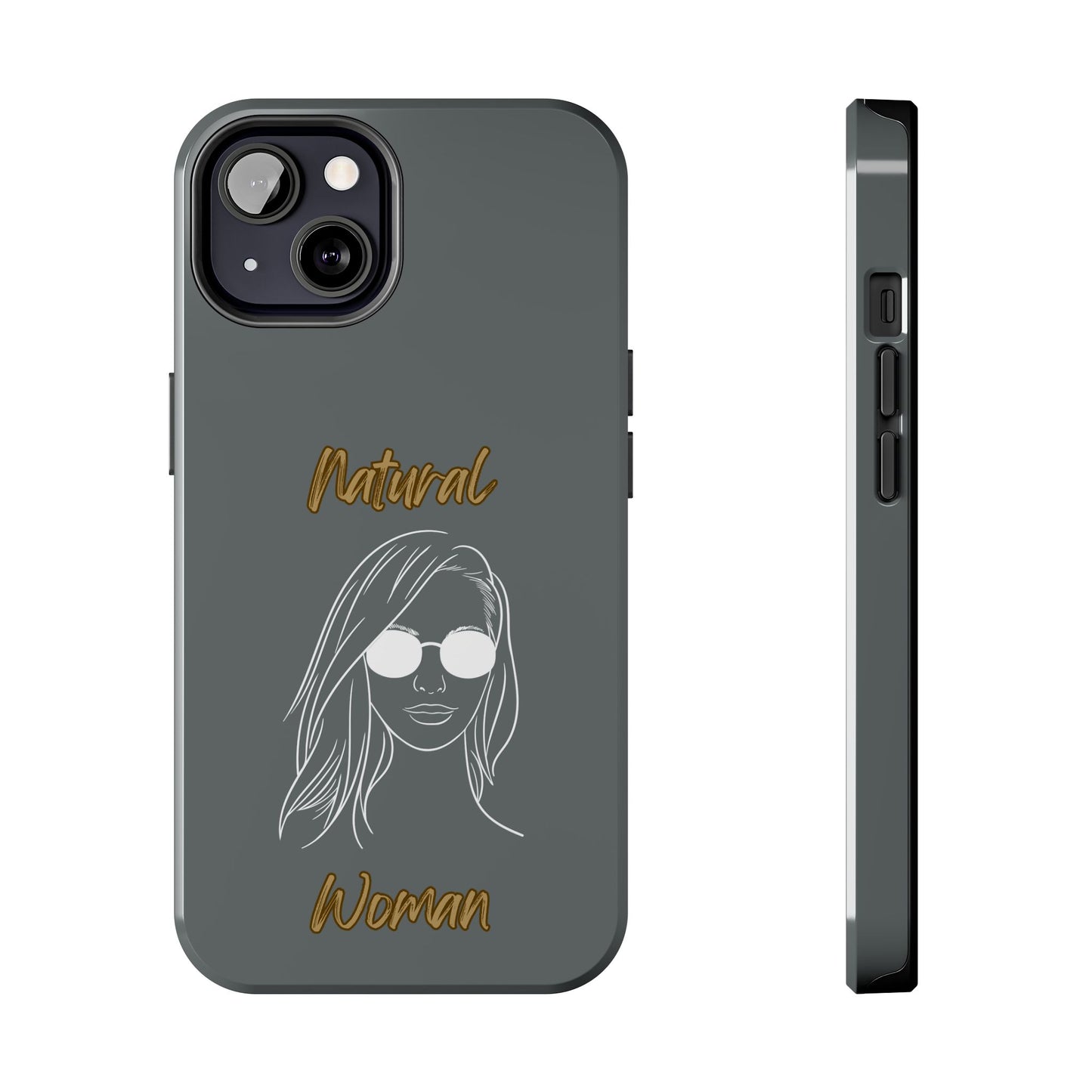 Natural Woman Shades (WL)Tough Phone Cases DARK GREY