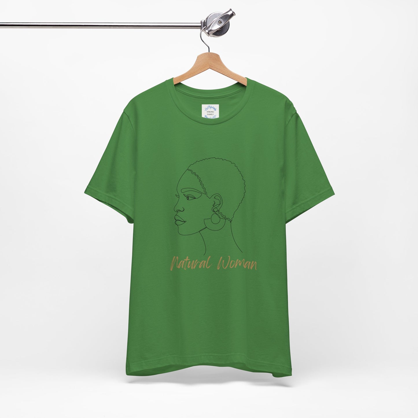 NATURAL WOMAN Finger Waves (BL) Short Sleeve T-Shirt