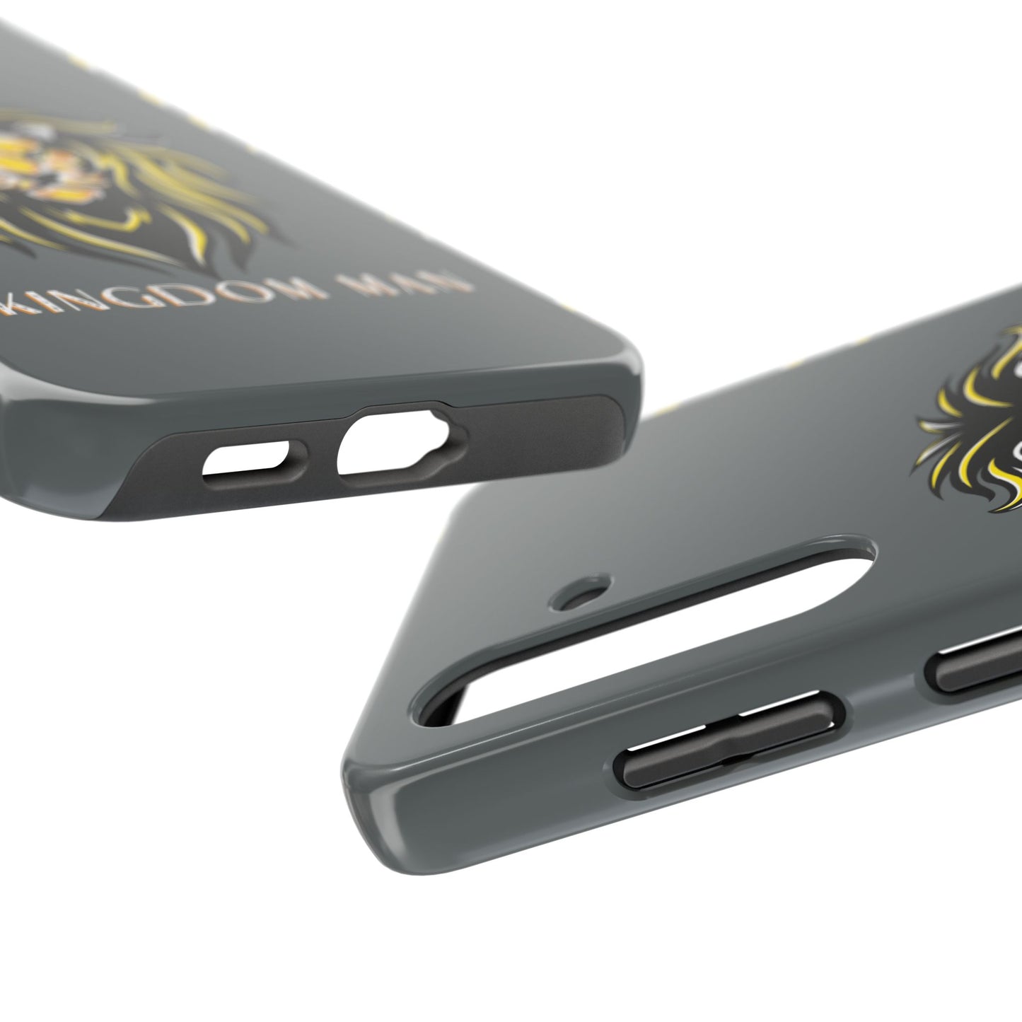 Kingdom Man (White-Gold Label) Tough Phone Case DARK GREY