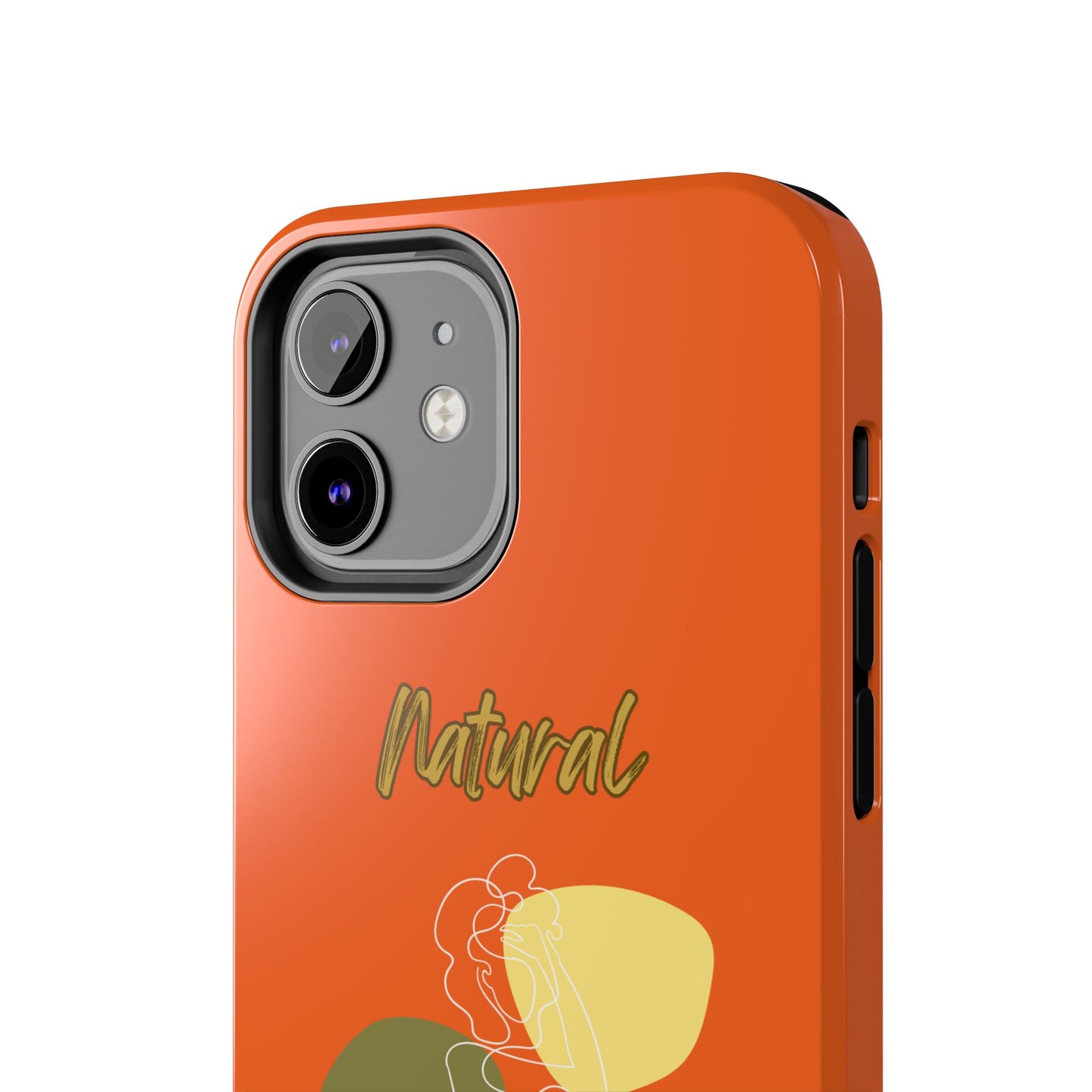 Natural Woman Colorful Pose (WL)Tough Phone Cases ORANGE